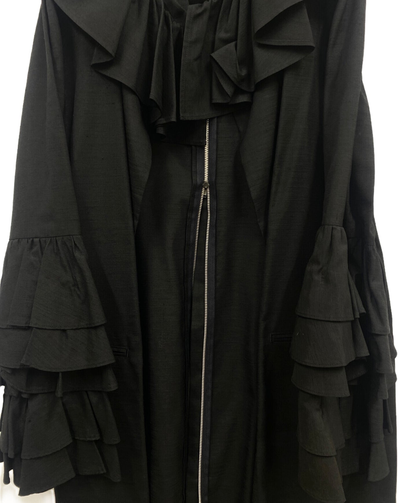 [Pre-owned] YOHJI YAMAMOTO Gathered Frill Dress Coat/FC-J13-964 FC-J13-964