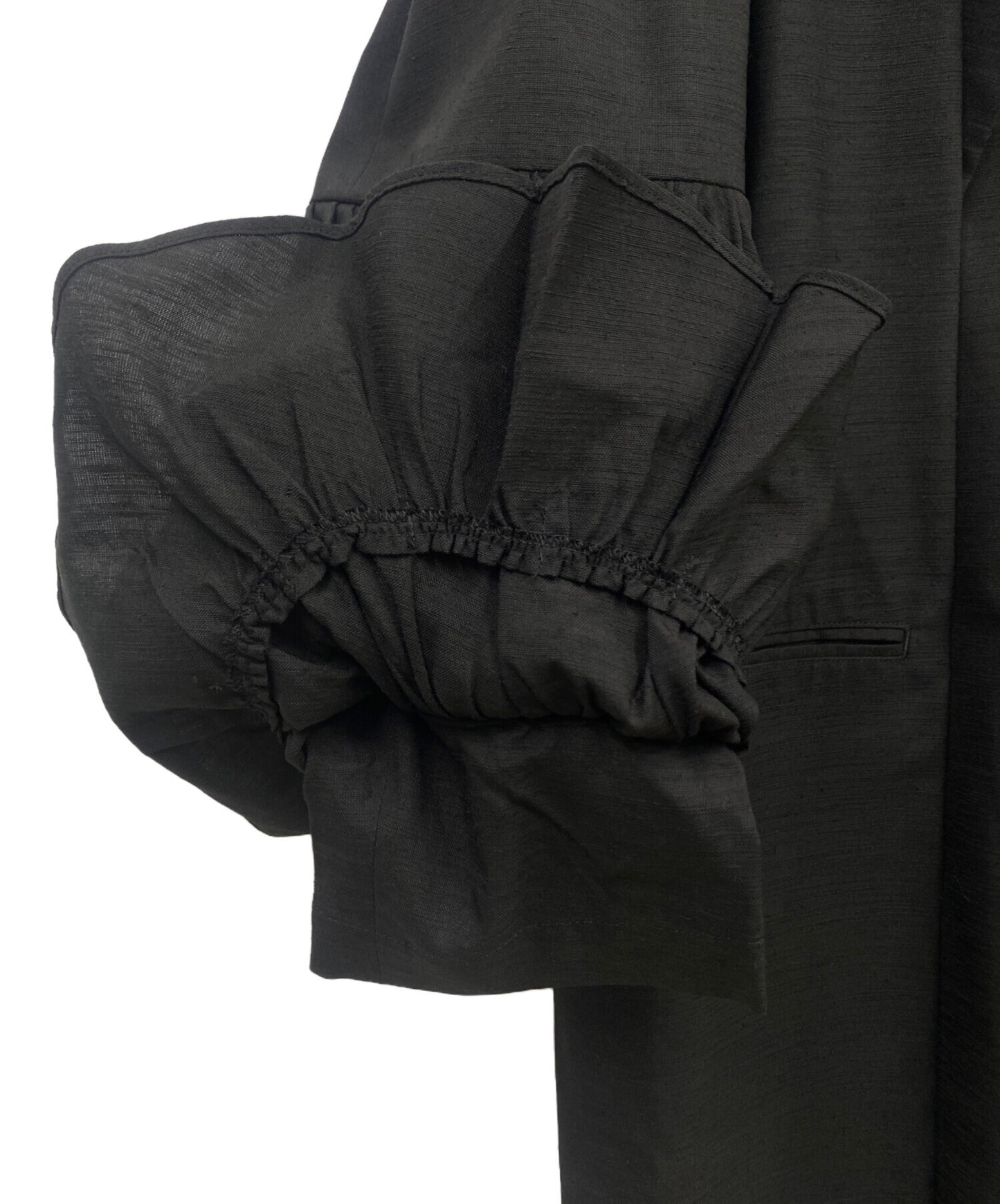 [Pre-owned] YOHJI YAMAMOTO Gathered Frill Dress Coat/FC-J13-964 FC-J13-964