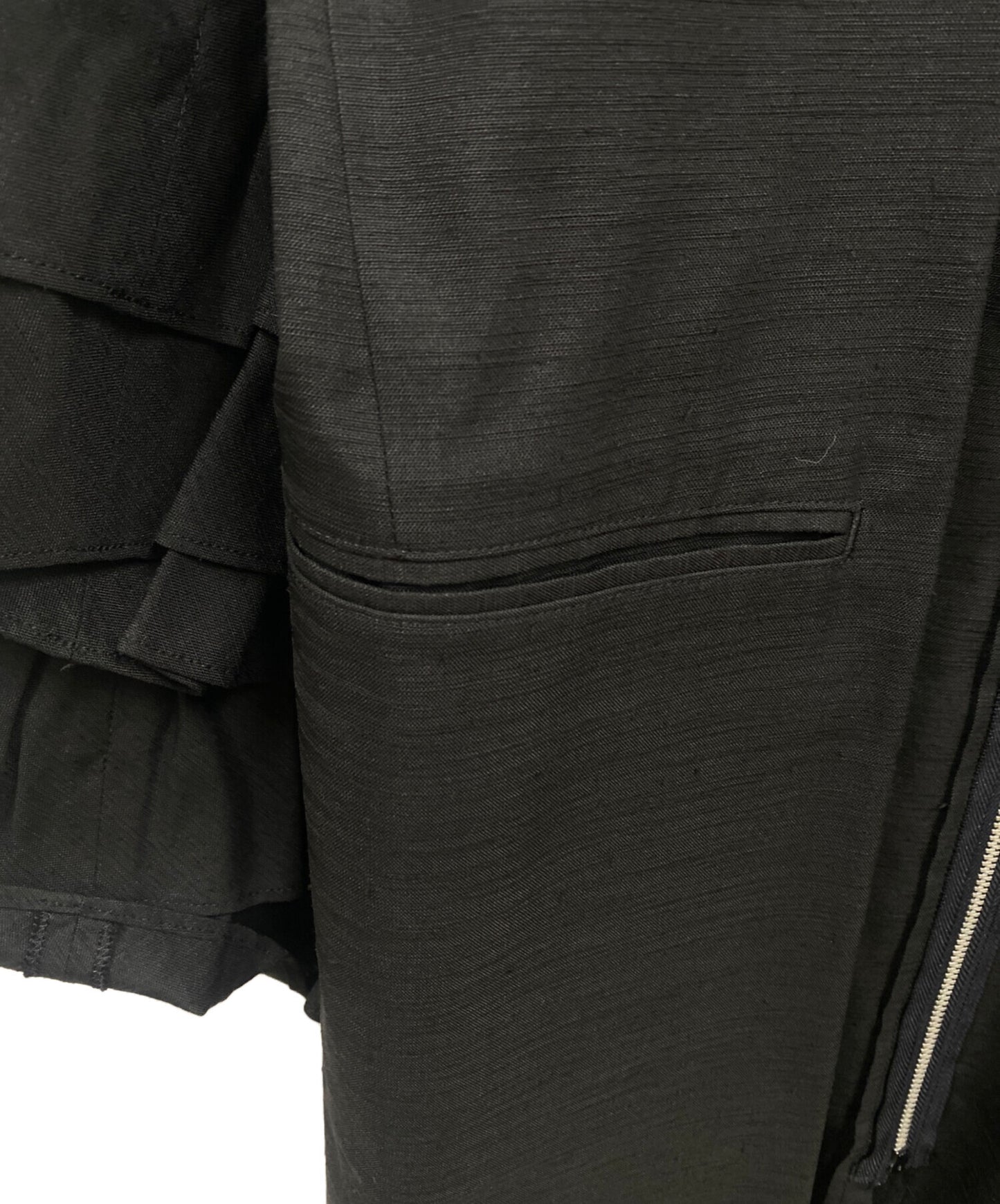 [Pre-owned] YOHJI YAMAMOTO Gathered Frill Dress Coat/FC-J13-964 FC-J13-964