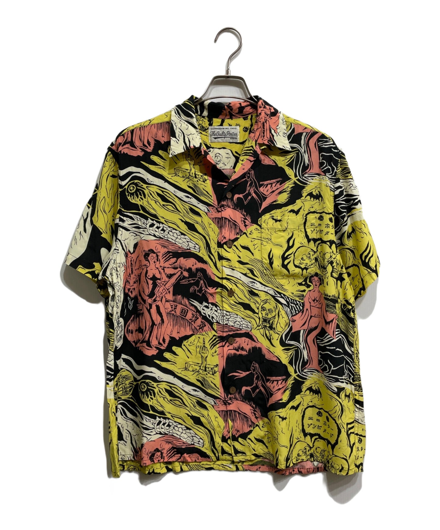[Pre-owned] WACKO MARIA Erotic horror zombie nude aloha shirt