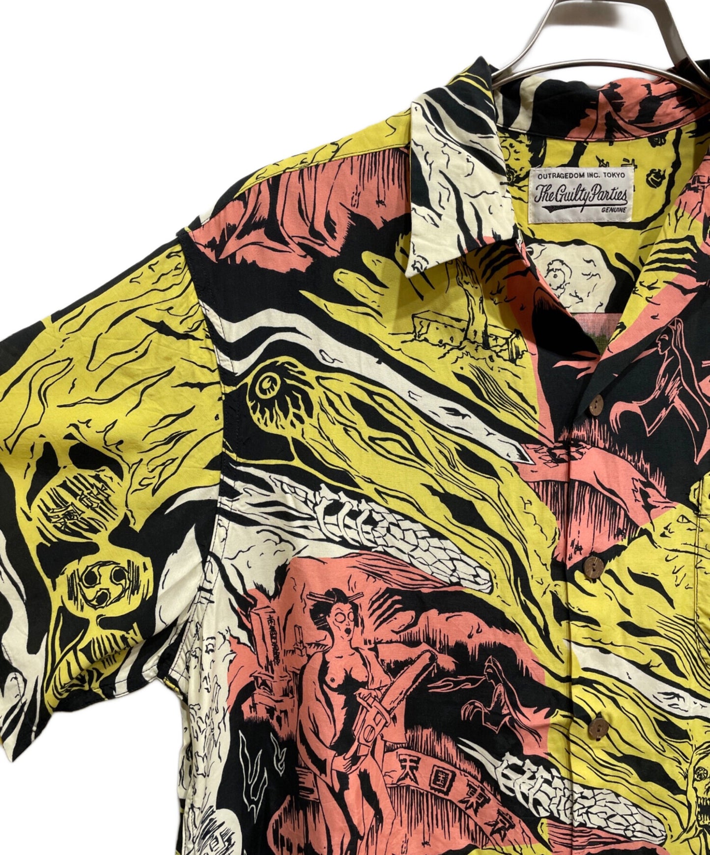 [Pre-owned] WACKO MARIA Erotic horror zombie nude aloha shirt