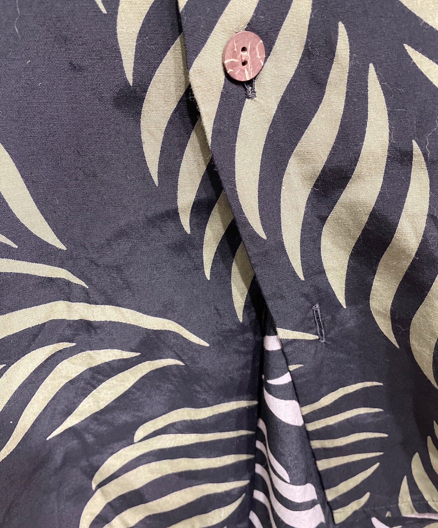 [Pre-owned] WACKO MARIA HAWAIIAN SHIRT LEAF 23SS-WMS-HI03