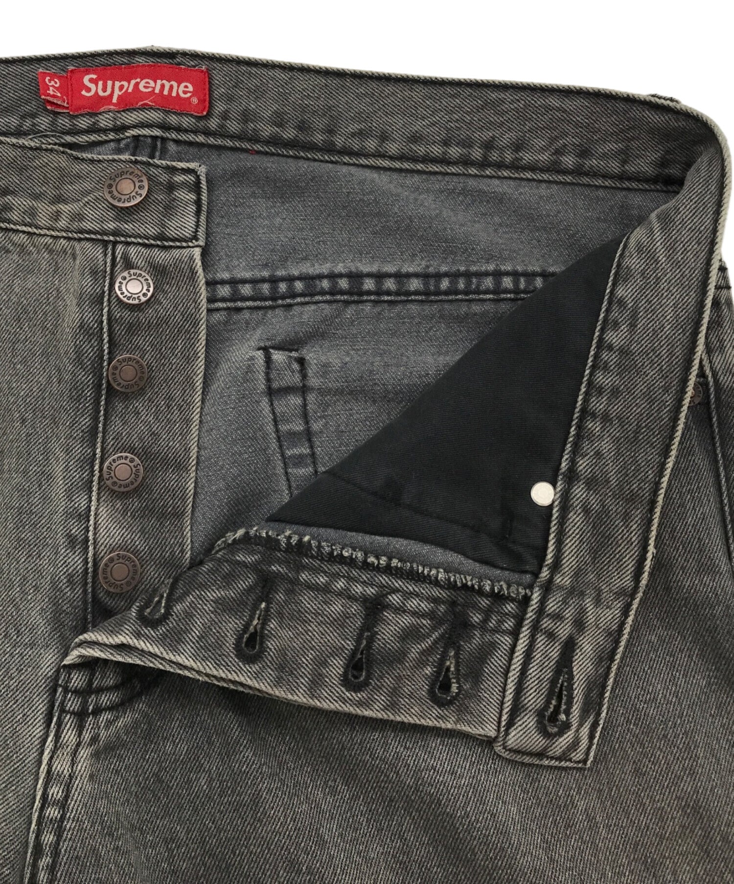 Supreme Washed Regular Jeans 30インチ オレンジ 【公式通販】