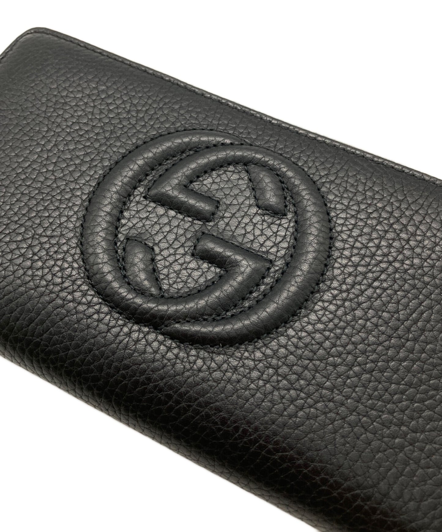 [Pre-owned] GUCCI Interlocking G long wallet 598187