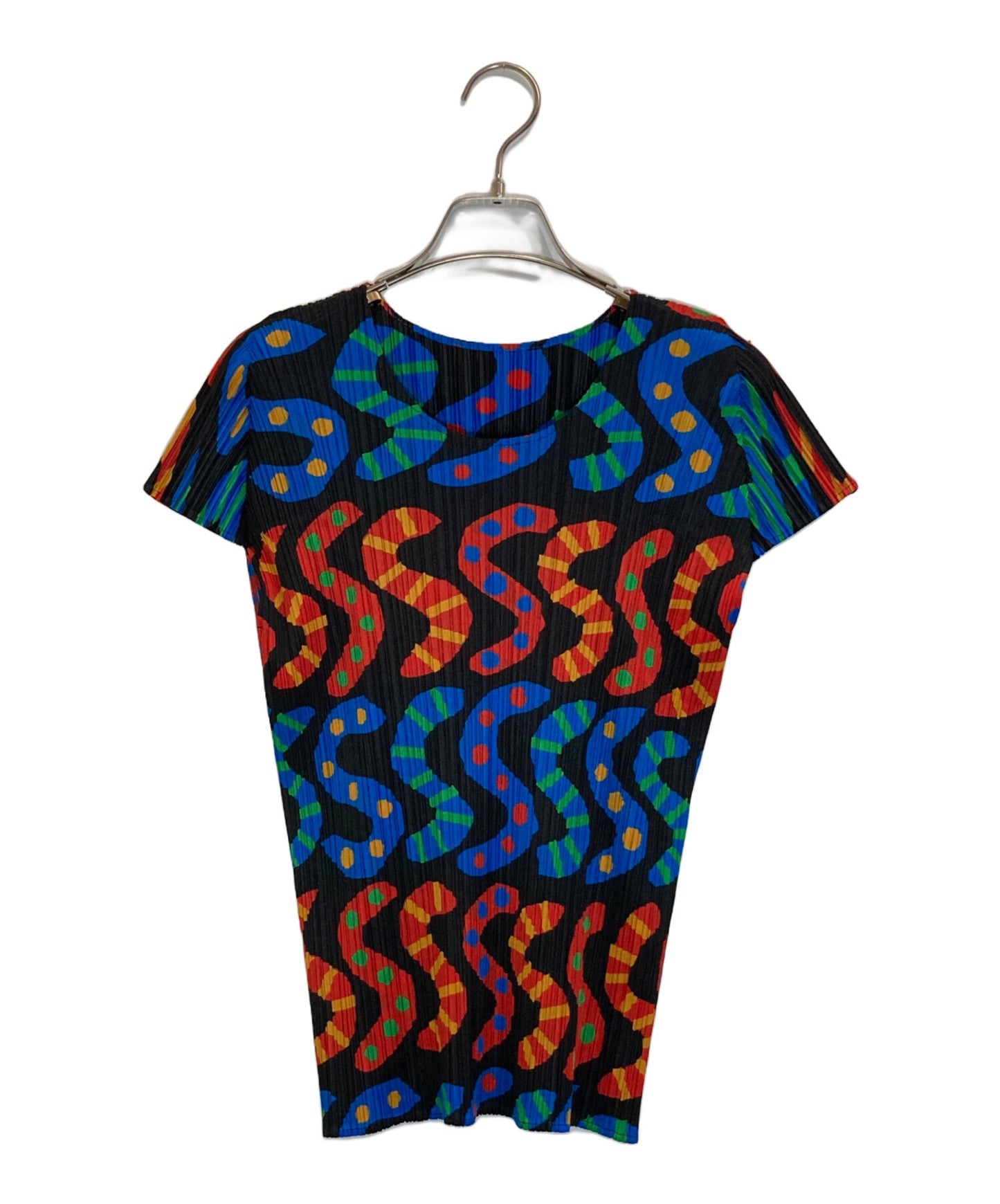 [Pre-owned] PLEATS PLEASE Snake print pleated cut and sewn PP13-JK794