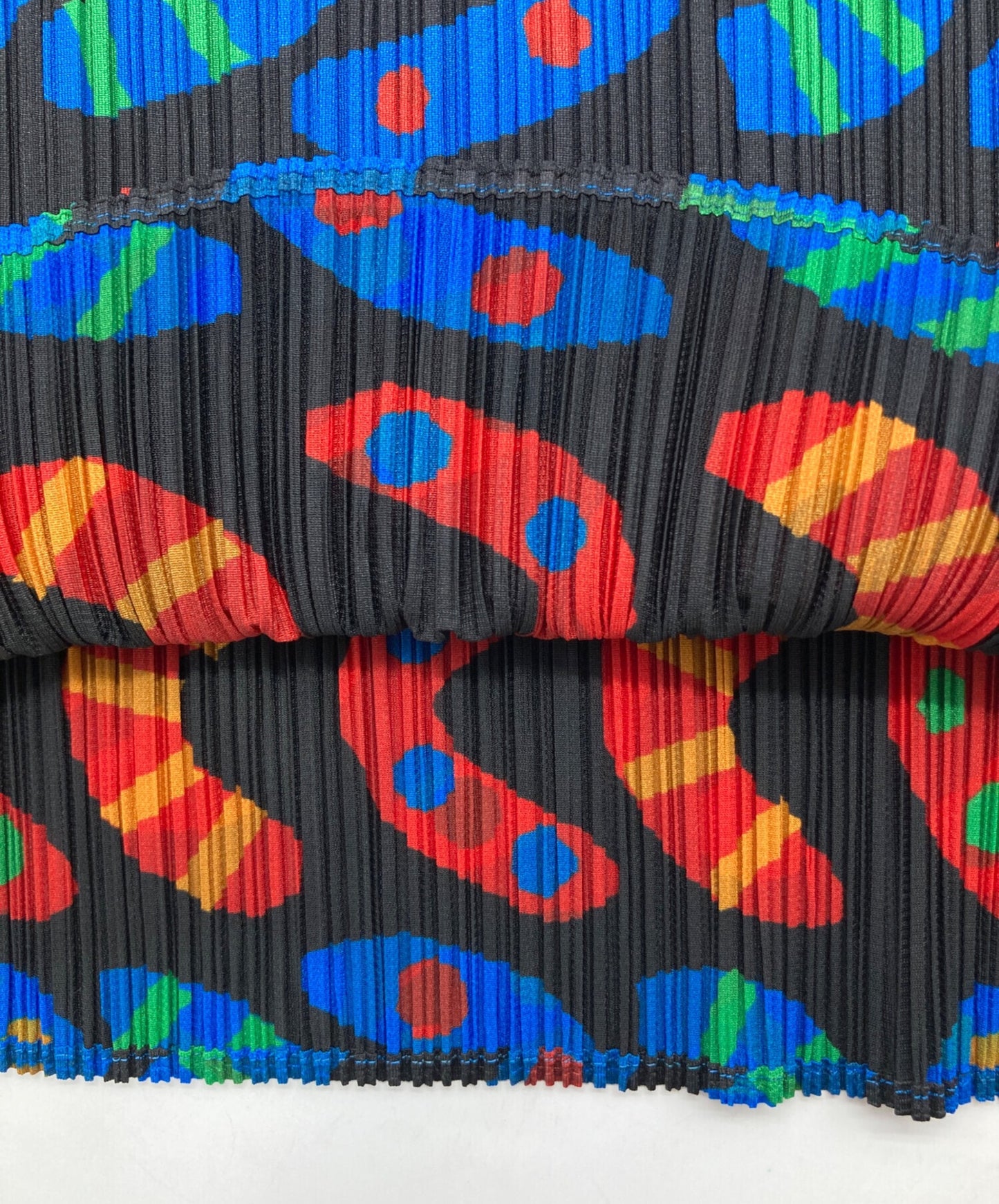 [Pre-owned] PLEATS PLEASE Snake print pleated cut and sewn PP13-JK794