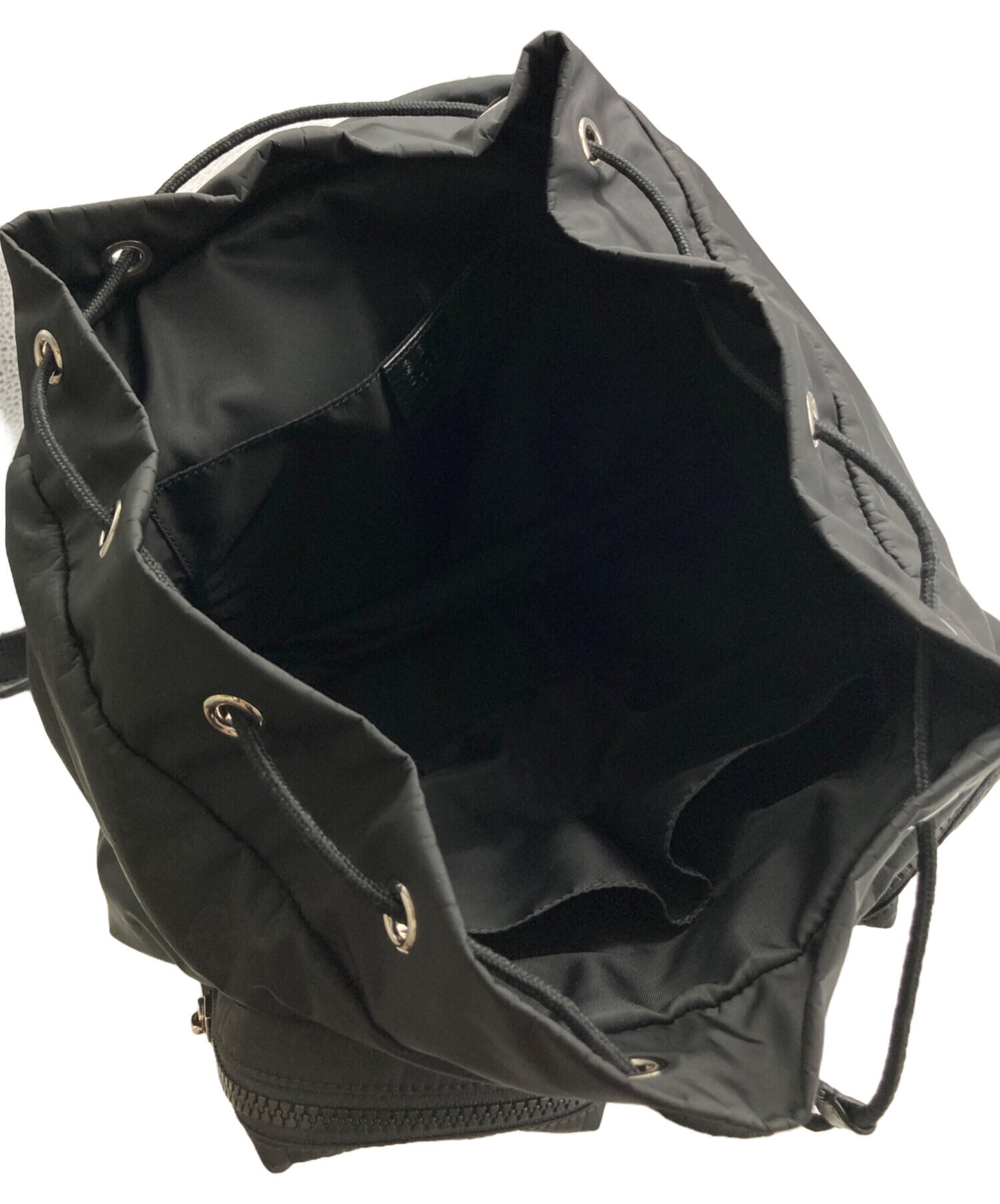 [Pre-owned] GUCCI GG Nylon Nylon and leather backpack 510343