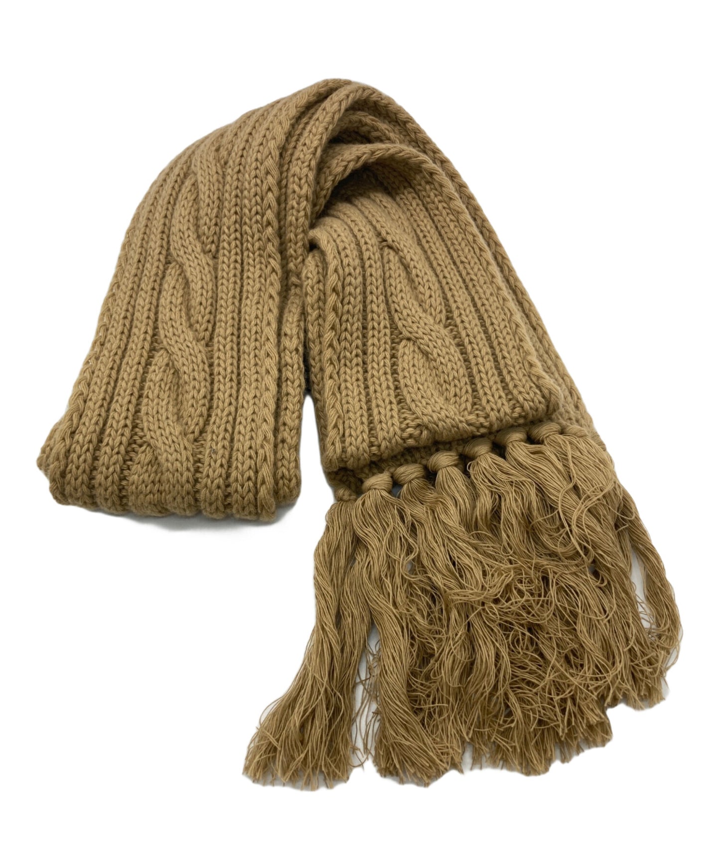[Pre-owned] GUCCI fringe scarf 653561
