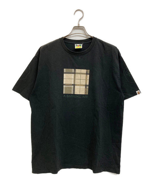 [Pre-owned] A BATHING APE BAPE CHECK BOX TEE