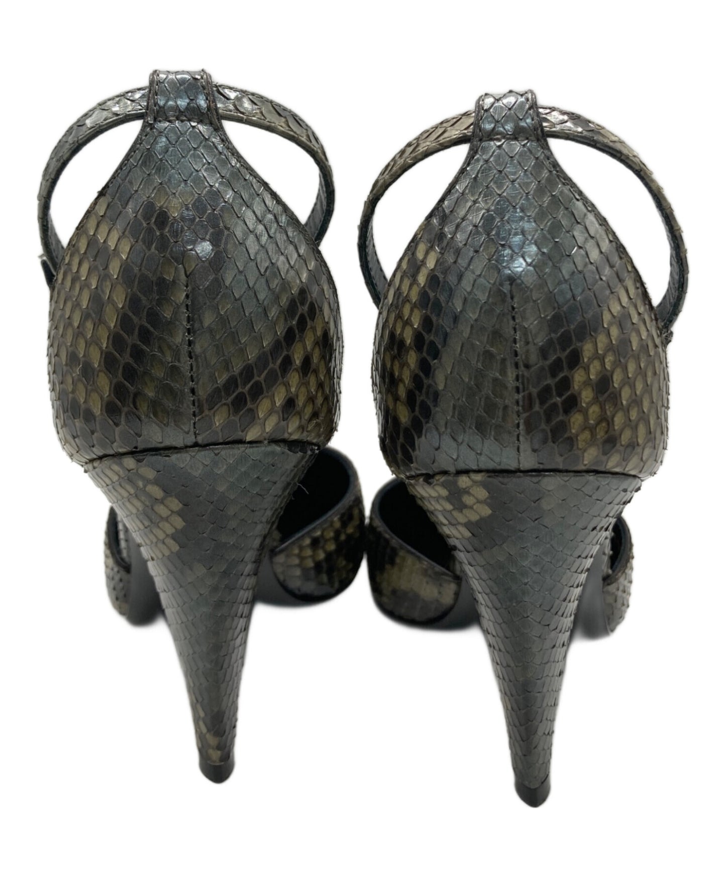 [Pre-owned] CELINE Python Heel Pumps