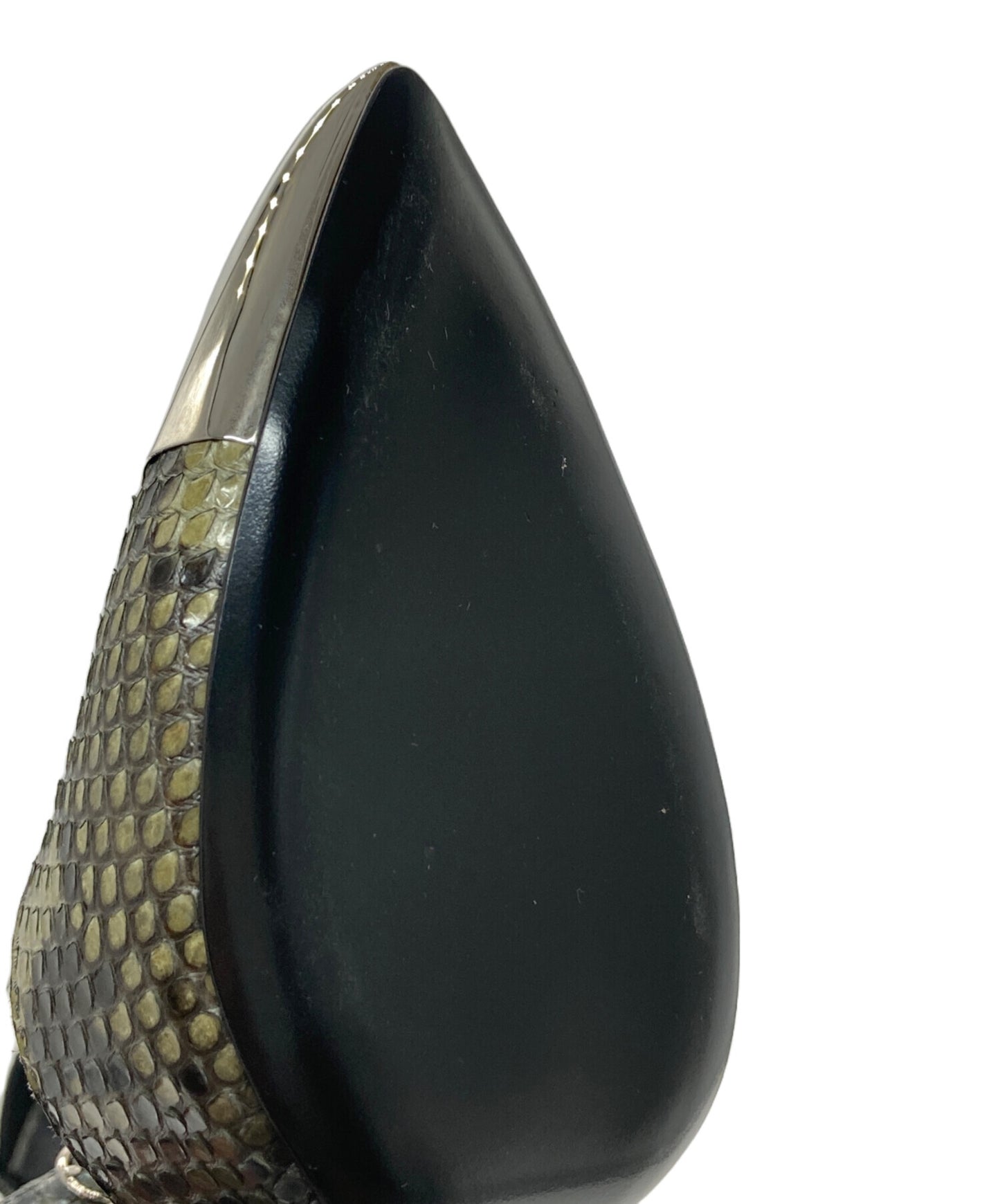 [Pre-owned] CELINE Python Heel Pumps