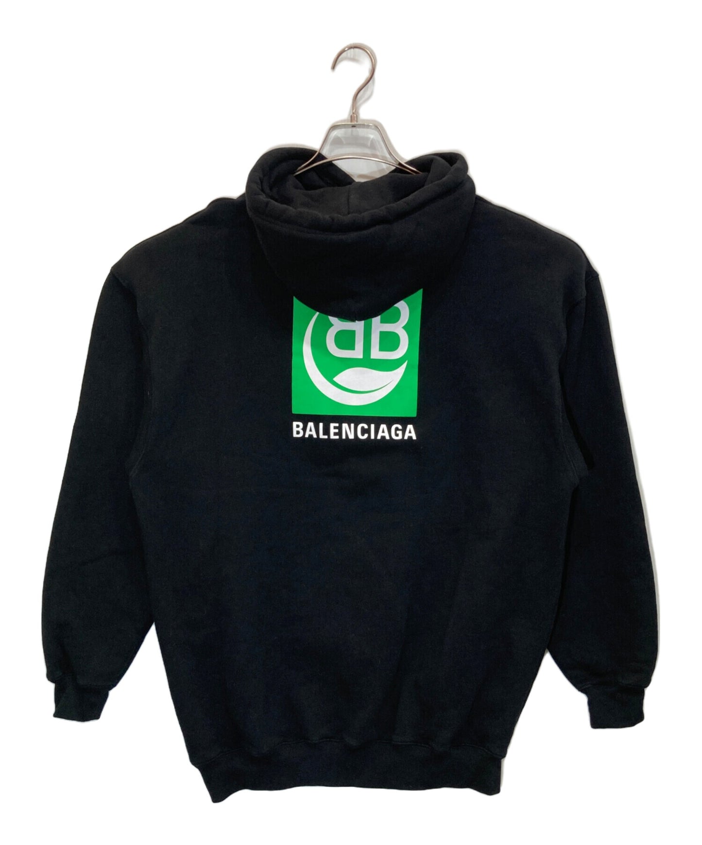[Pre-owned] BALENCIAGA Leaf Logo Hoodie 578135 THV64