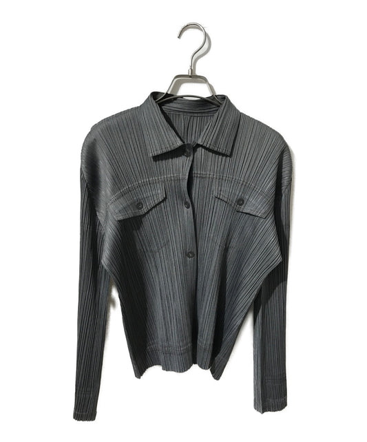 [Pre-owned] PLEATS PLEASE pleated shirt PP41-JD184