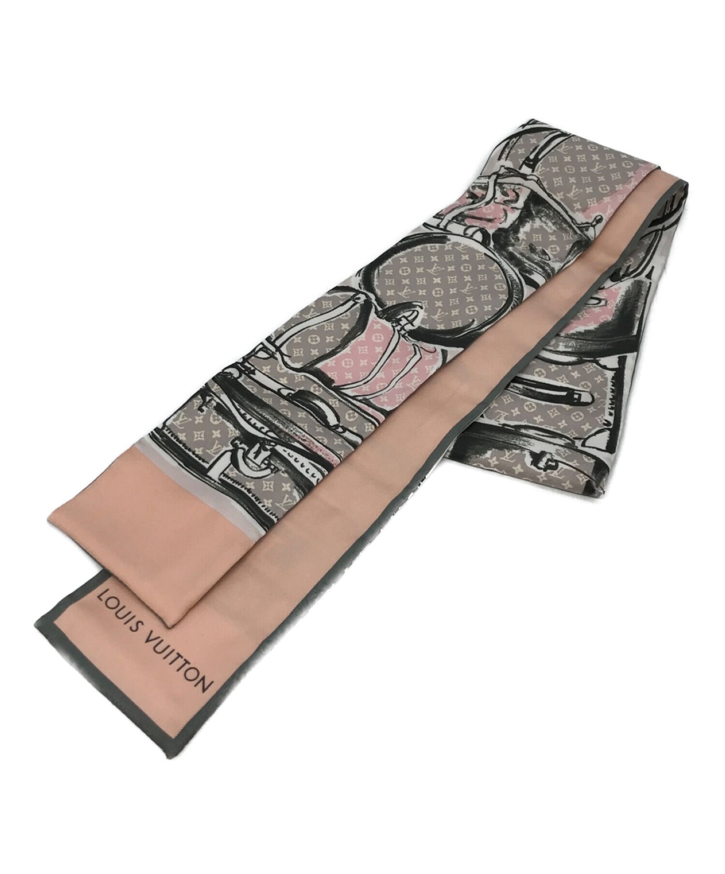 [Pre-owned] LOUIS VUITTON Monogram Plume Stola / Stole / Scarf M73935