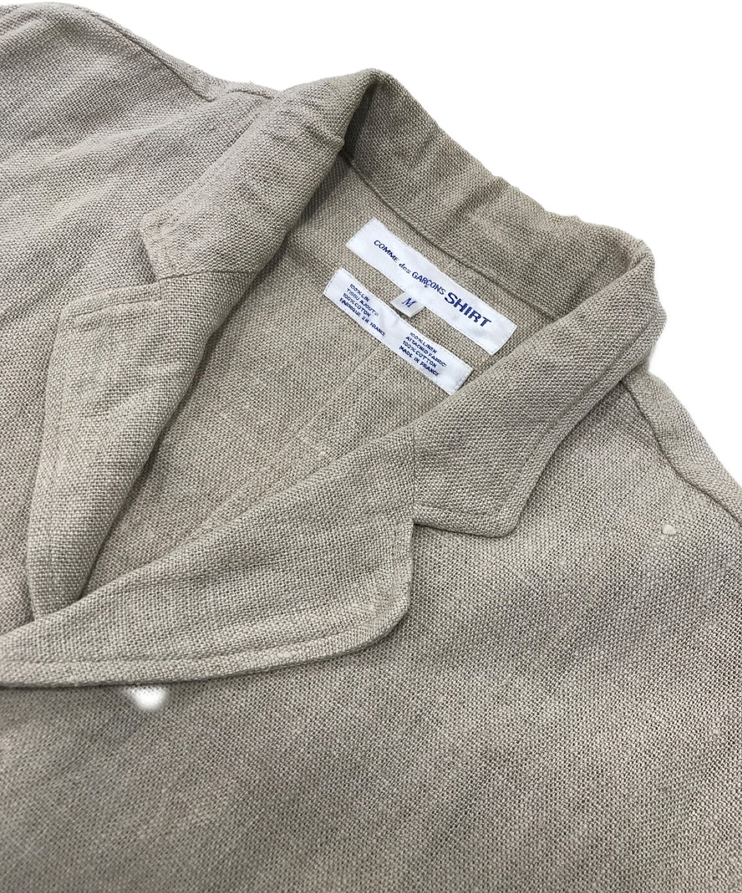 [Pre-owned] COMME des GARCONS SHIRT Linen Tailored Jacket S10178