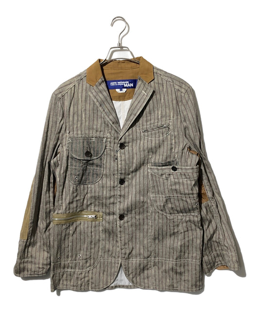 [Pre-owned] JUNYA WATANABE COMME des GARCONS MAN Patchwork Striped Jacket / Tailored Jacket / Casual Jacket WG-J029