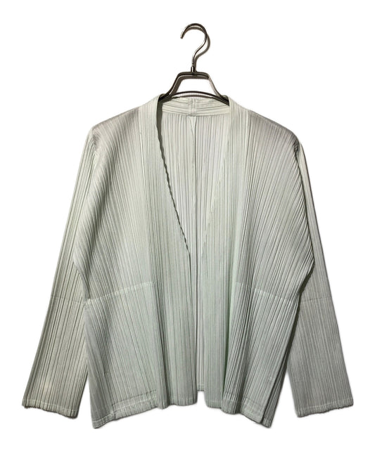 [Pre-owned] PLEATS PLEASE buttonless pleated jacket PP71-J0142