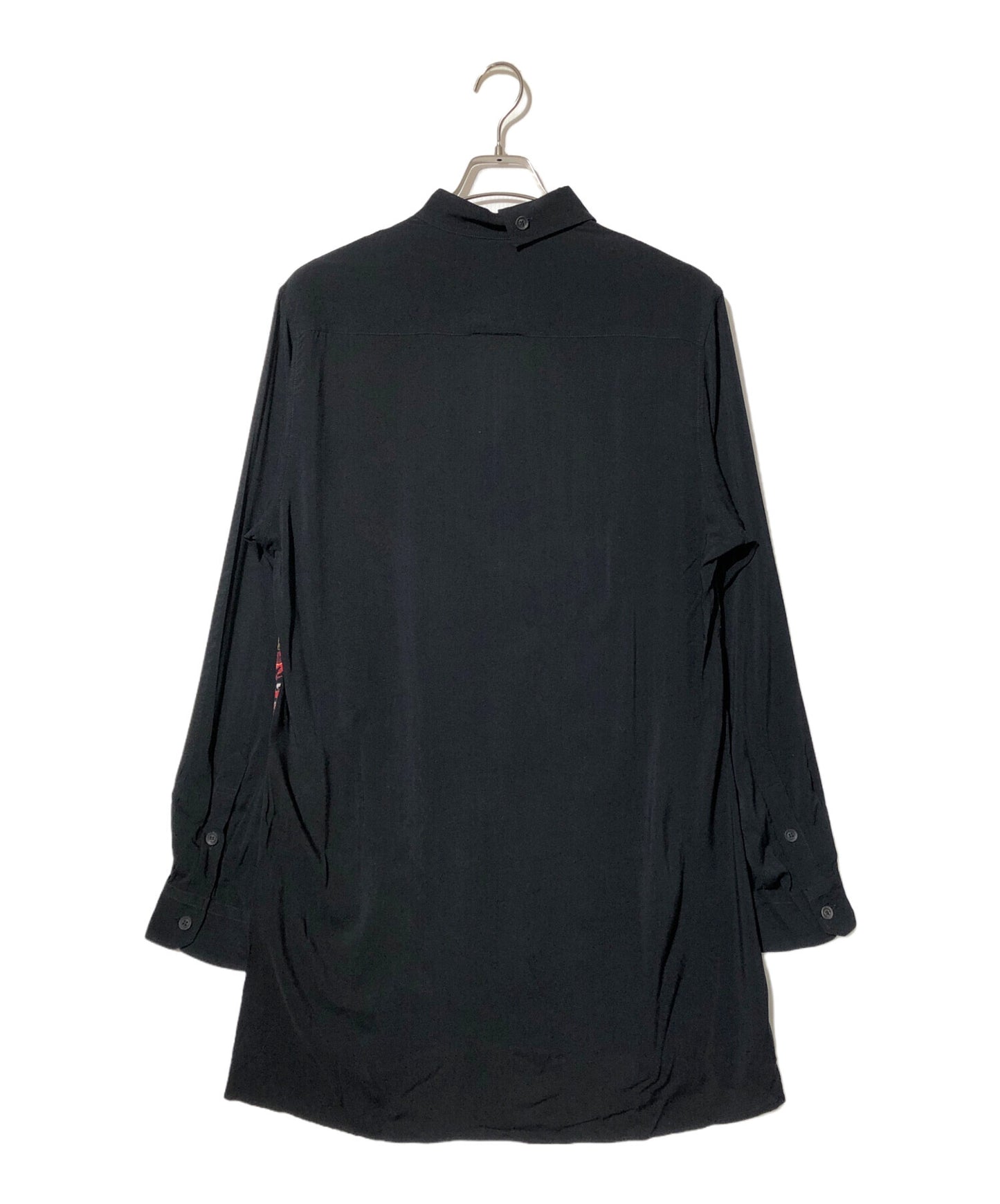 [Pre-owned] BLACK Scandal Yohji Yamamoto BS Cu 4-pattern B printed shirt HR-B60-881