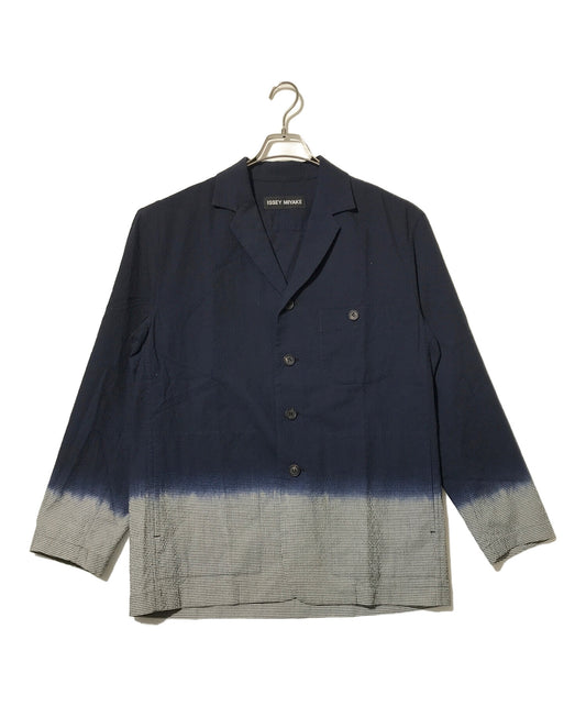 [Pre-owned] ISSEY MIYAKE Seersucker gradient shirt jacket ME03FU165