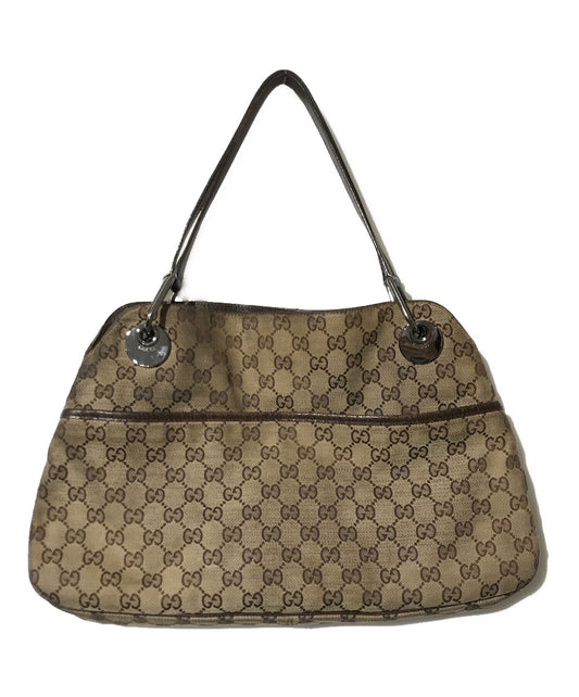 [Pre-owned] GUCCI GG canvas tote bag 121023