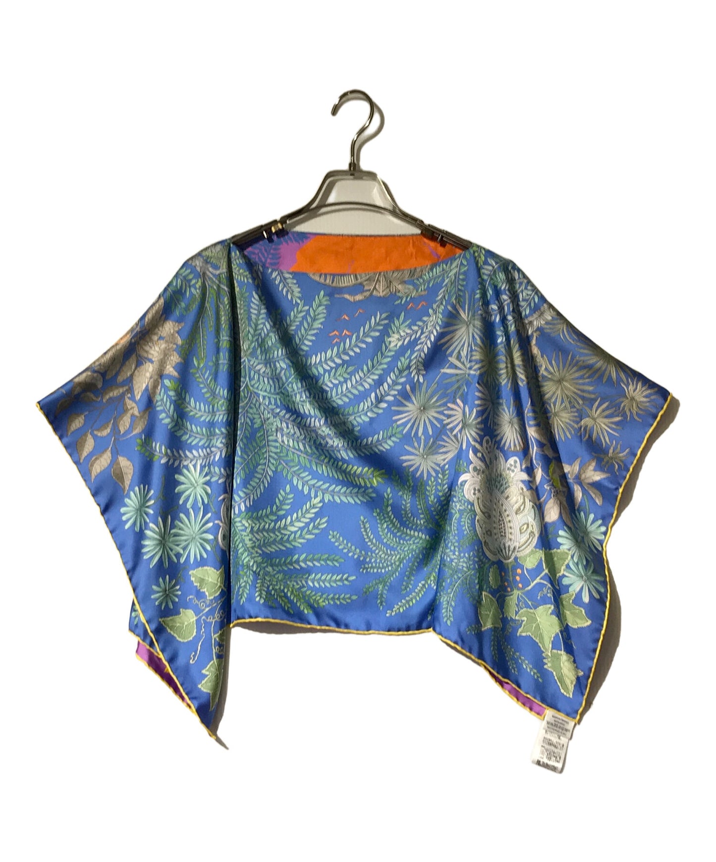 [Pre-owned] HERMES silk poncho