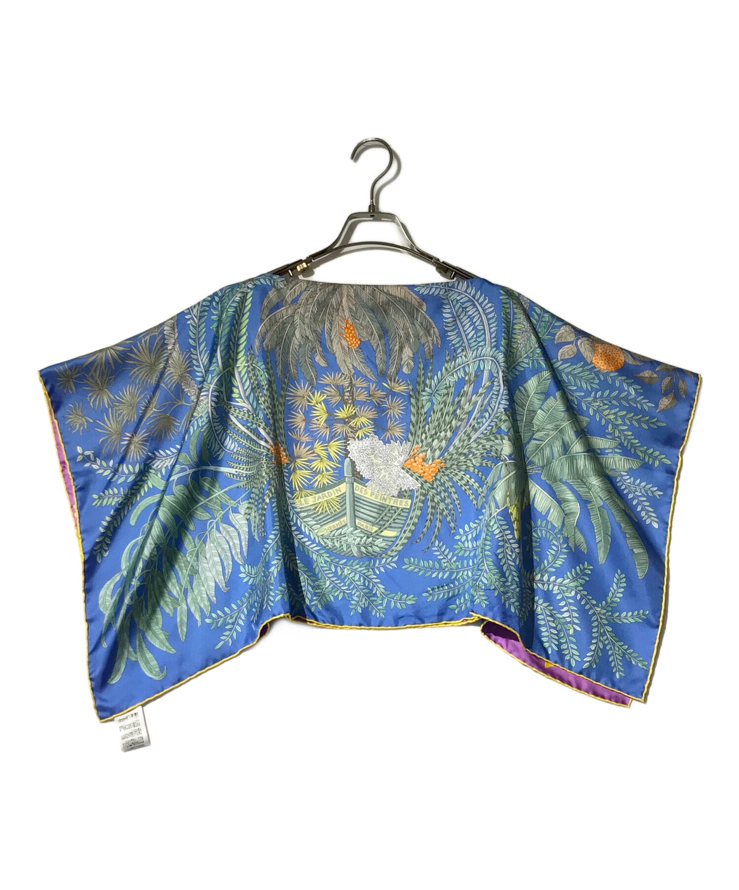 [Pre-owned] HERMES silk poncho