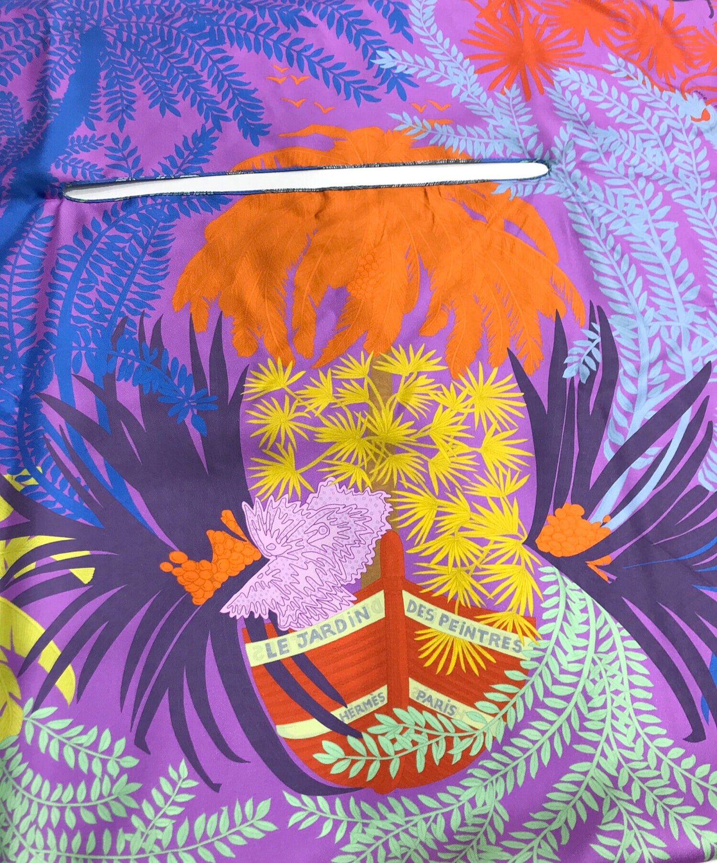 [Pre-owned] HERMES silk poncho