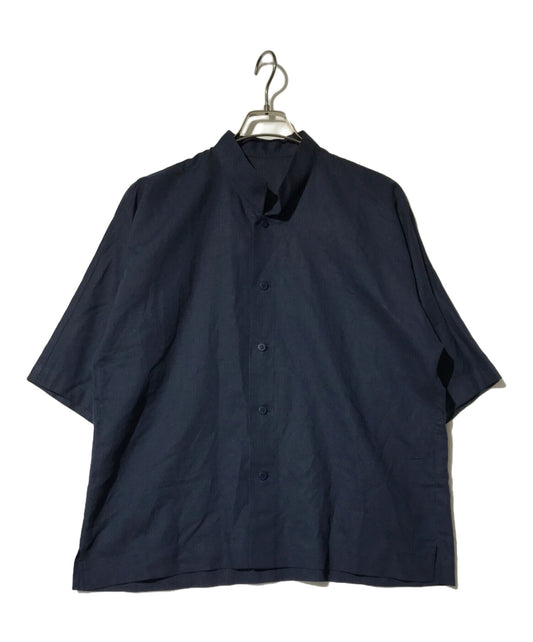 [Pre-owned] HOMME PLISSE ISSEY MIYAKE Stand collar dolman short sleeve shirt HP26-FJ324