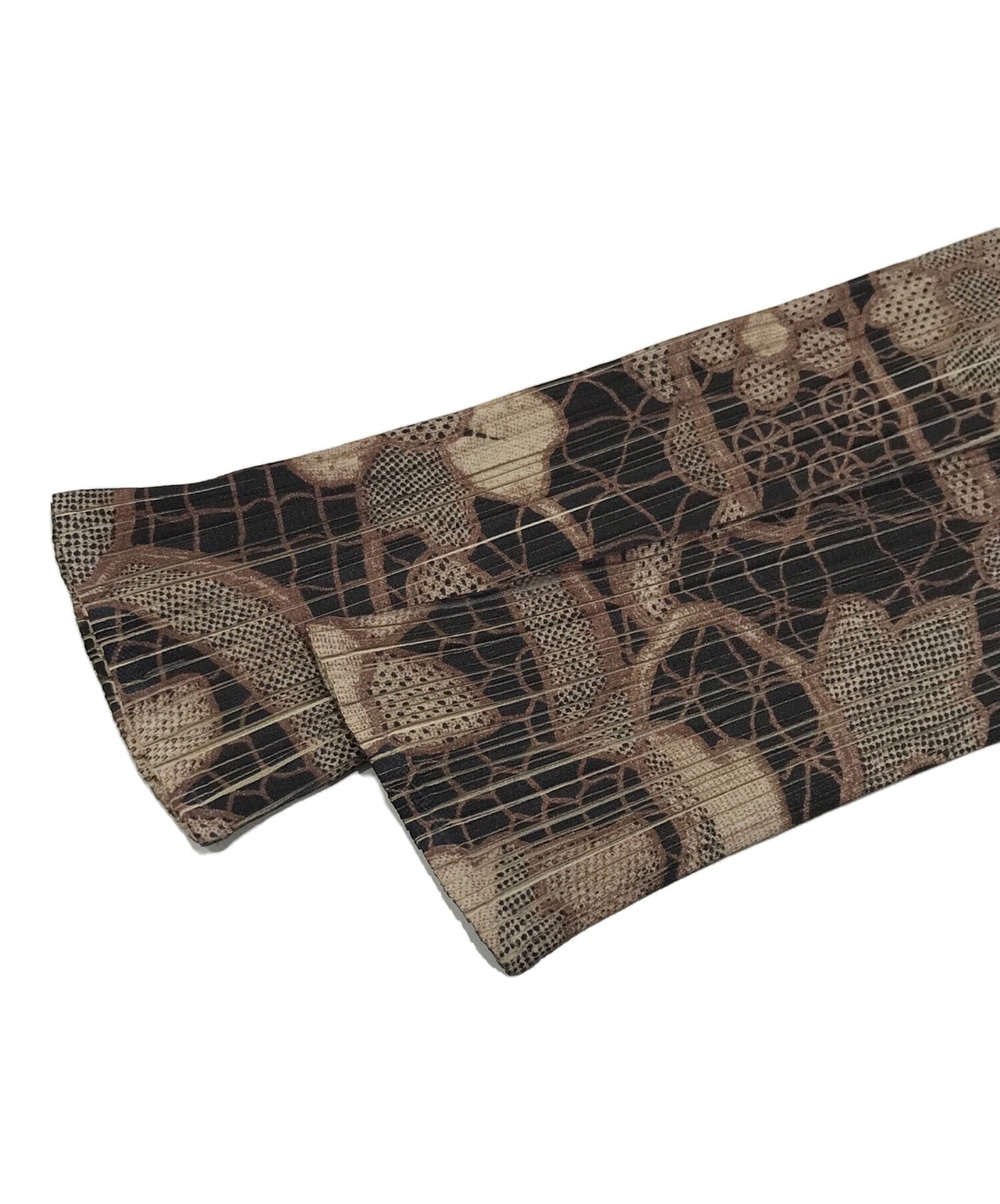 [Pre-owned] PLEATS PLEASE Transfer Flower Print Long Sleeve Shirt PP86-JK424