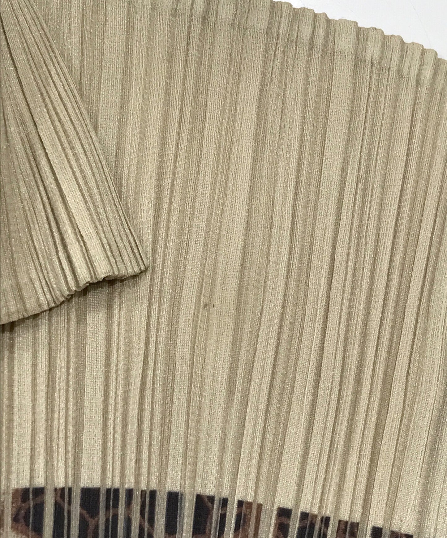 [Pre-owned] PLEATS PLEASE Transfer Flower Print Long Sleeve Shirt PP86-JK424