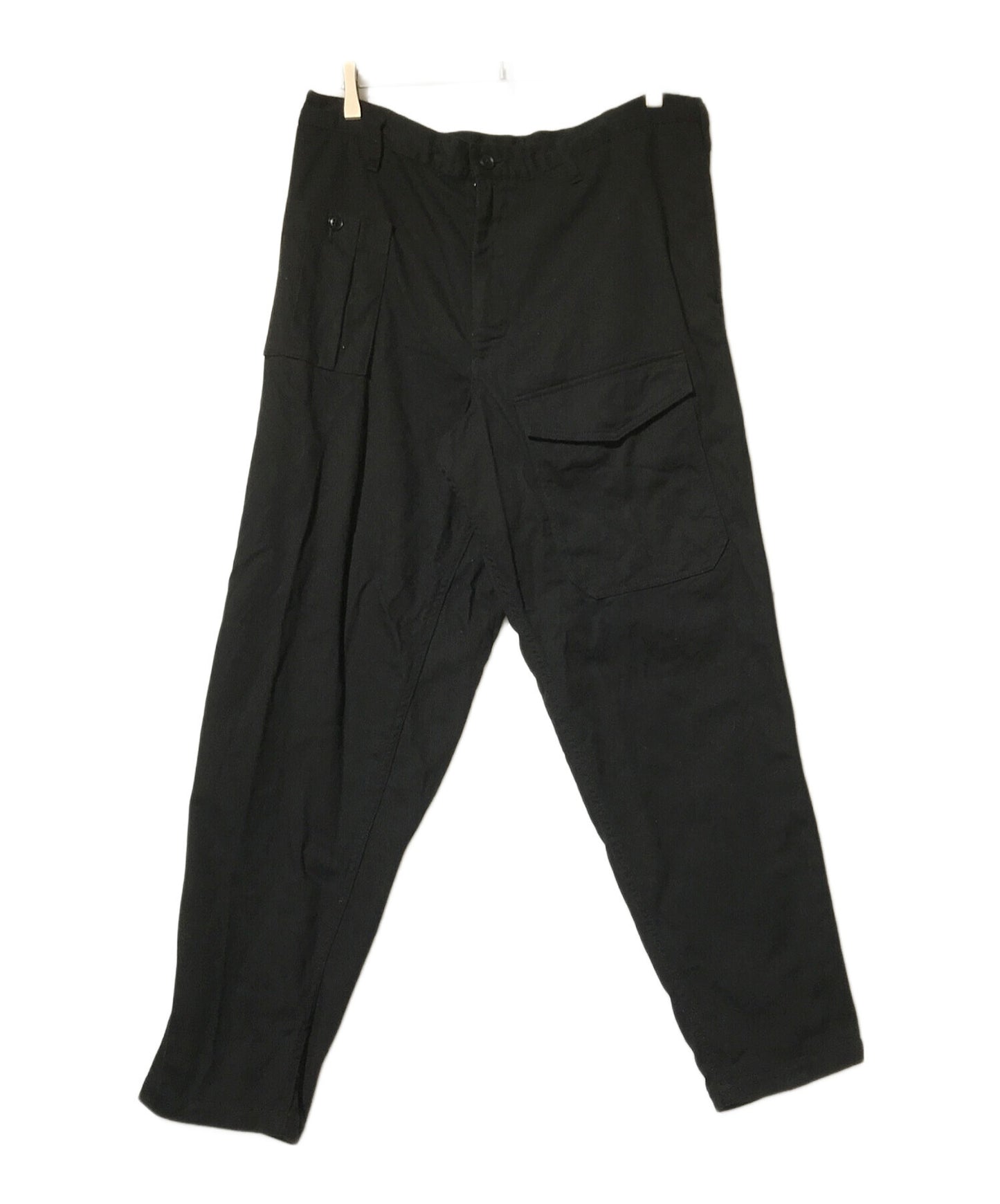 [Pre-owned] BLACK Scandal Yohji Yamamoto KATSURAGI J-NO TUCK W CORD WORK PANTS HS-P97-040