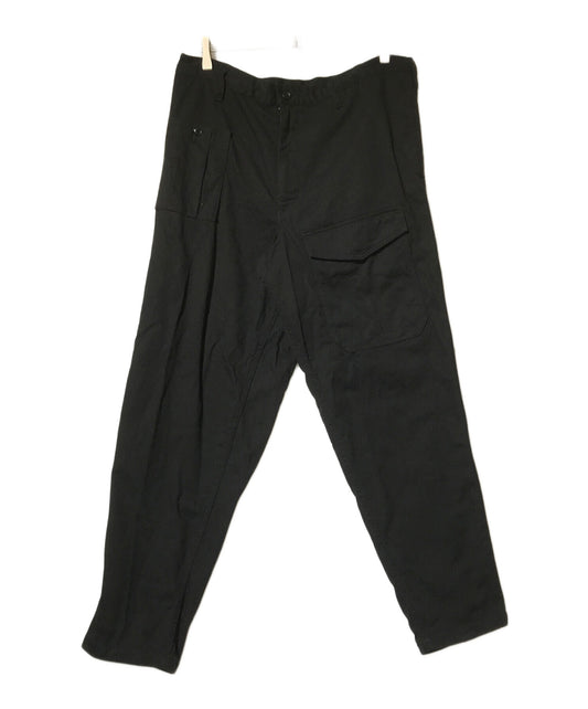[Pre-owned] BLACK Scandal Yohji Yamamoto KATSURAGI J-NO TUCK W CORD WORK PANTS HS-P97-040