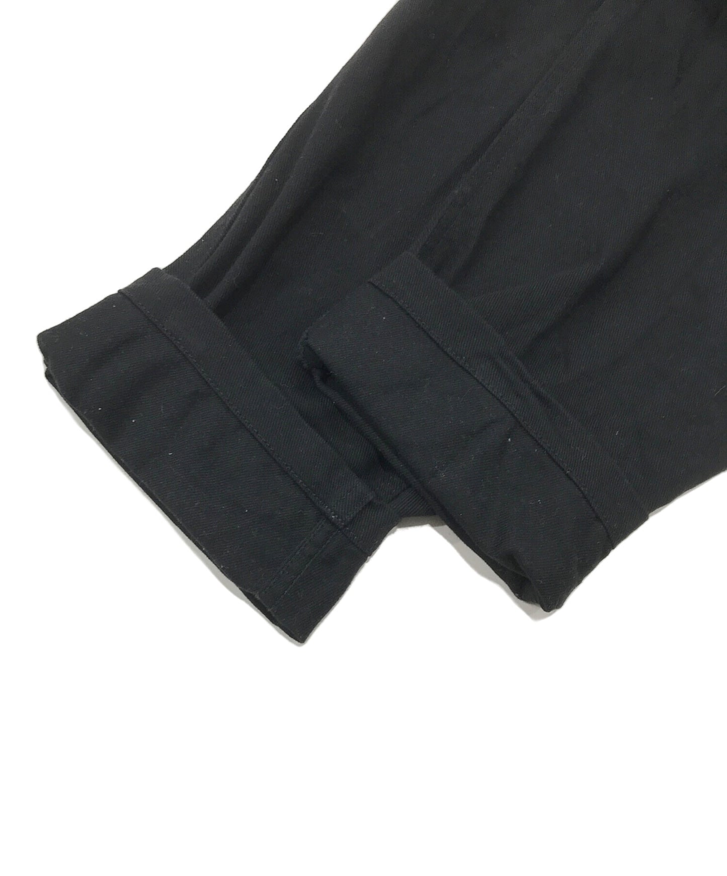 [Pre-owned] BLACK Scandal Yohji Yamamoto KATSURAGI J-NO TUCK W CORD WORK PANTS HS-P97-040