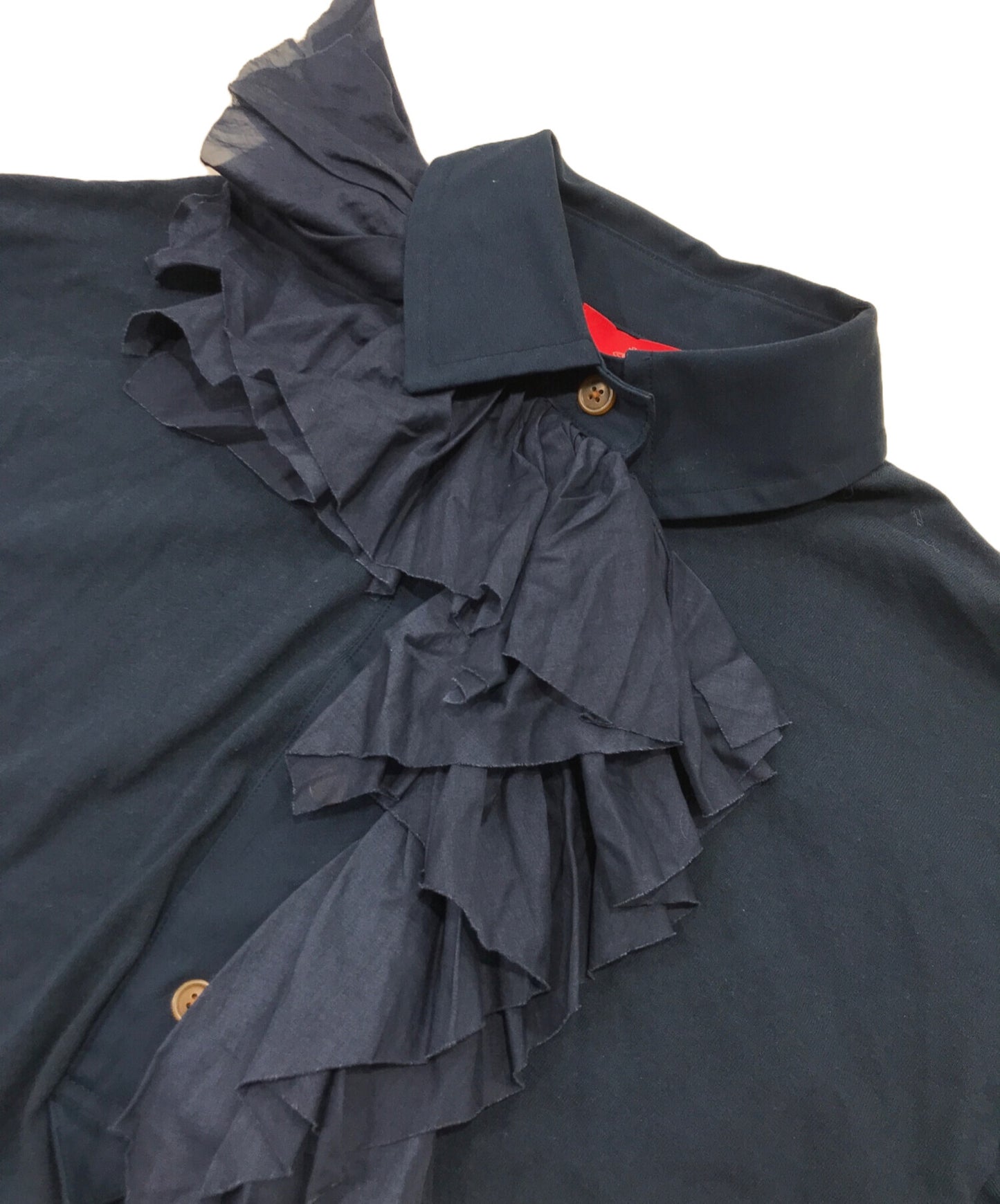 [Pre-owned] Vivienne Westwood RED LABEL Frilled collar embroidered logo dress 16-12-522012