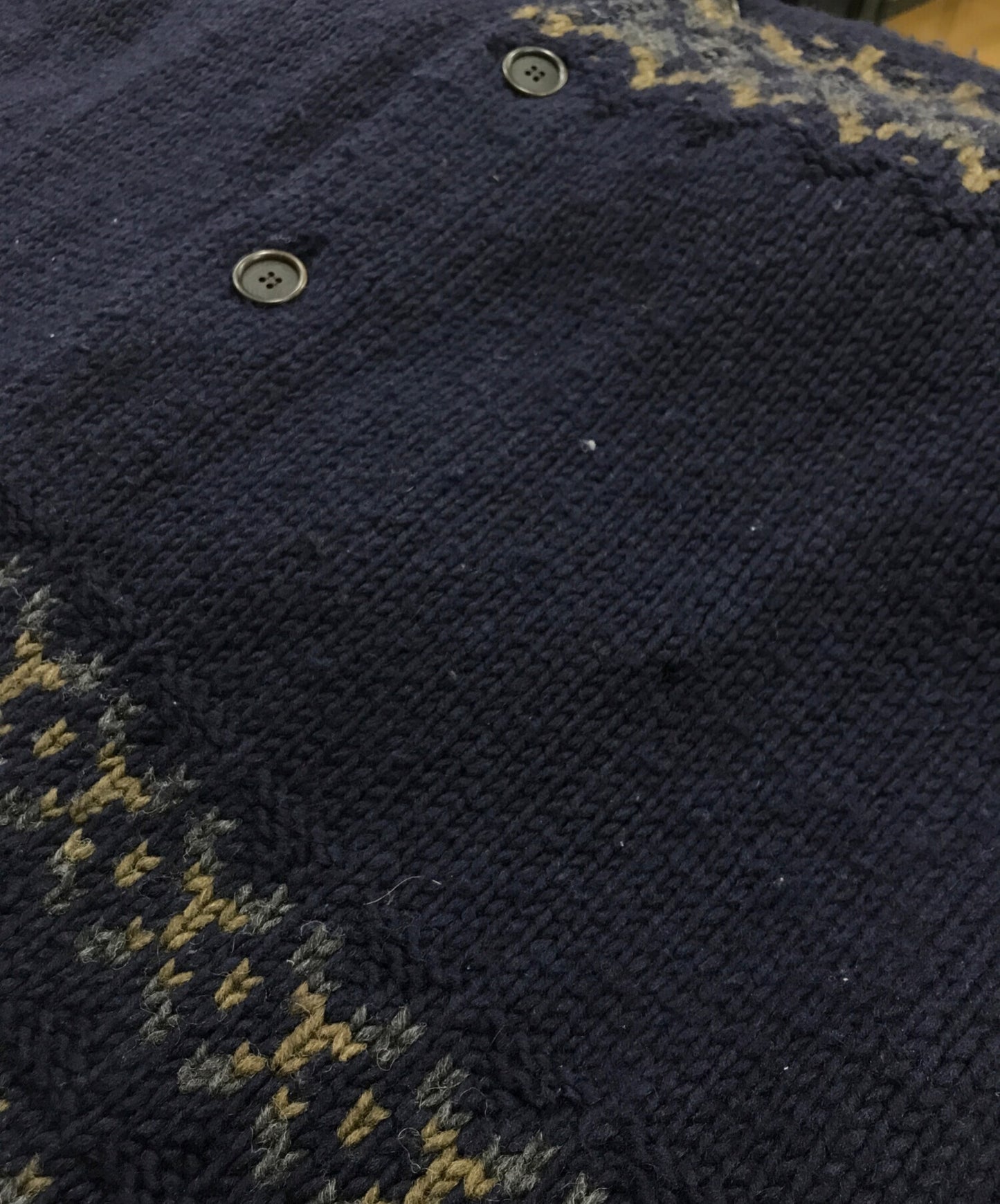 [Pre-owned] Yohji Yamamoto pour homme Jacquard long cardigan HE-K95-181