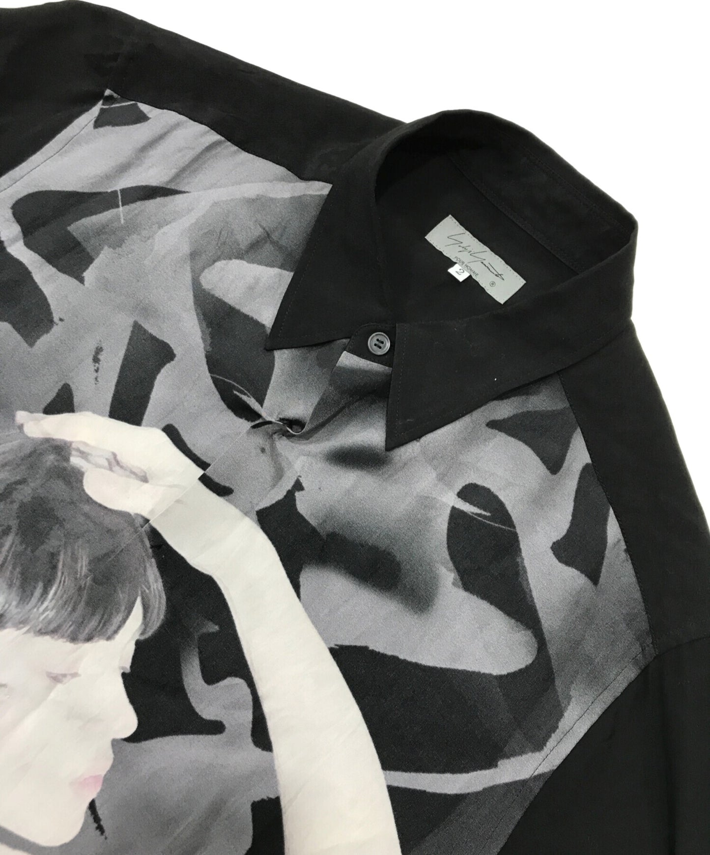 [Pre-owned] Yohji Yamamoto pour homme LADY DESIGN LONG BLOUSE H0-B38-808