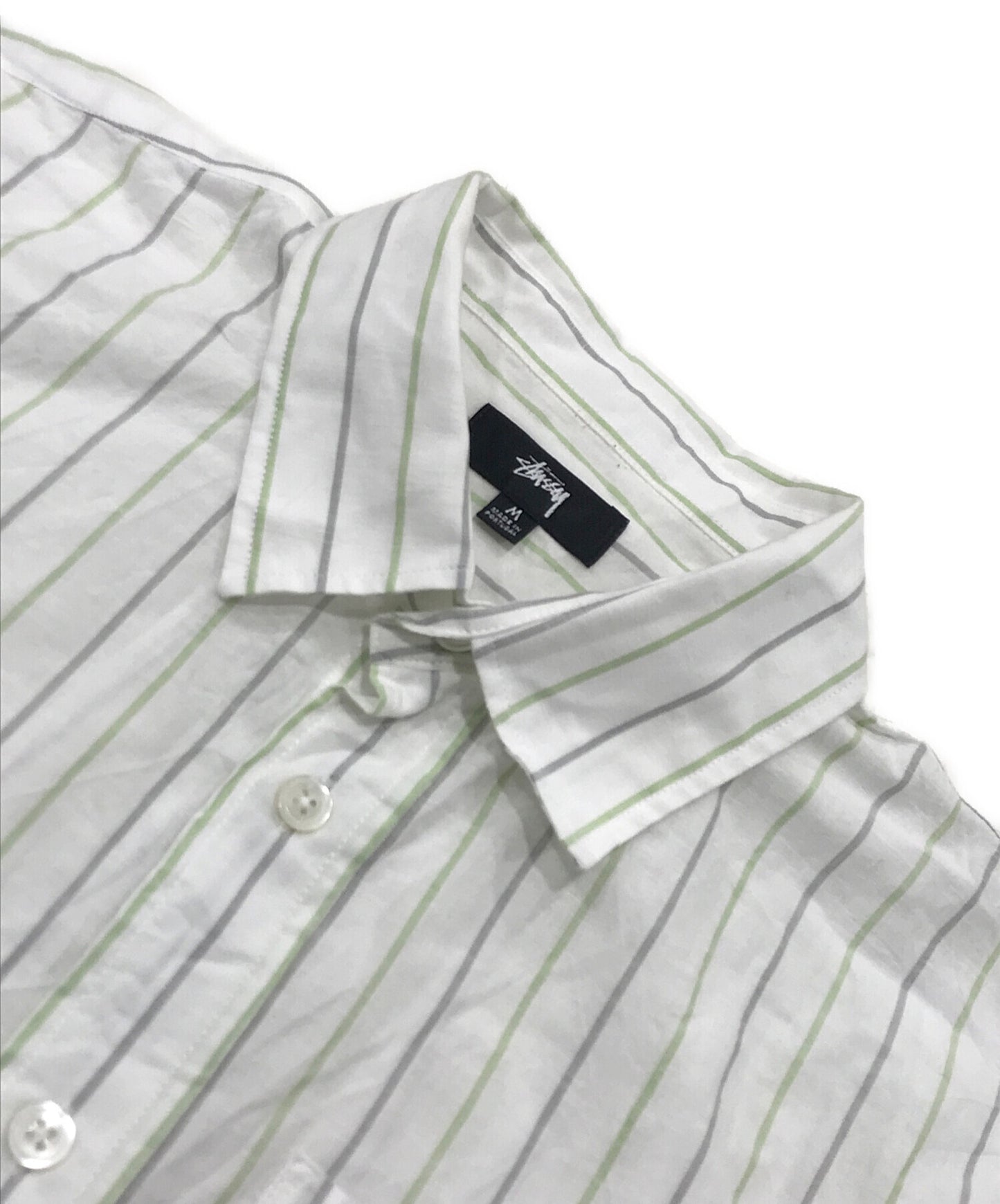 [Pre-owned] stussy striped shirt 1110317