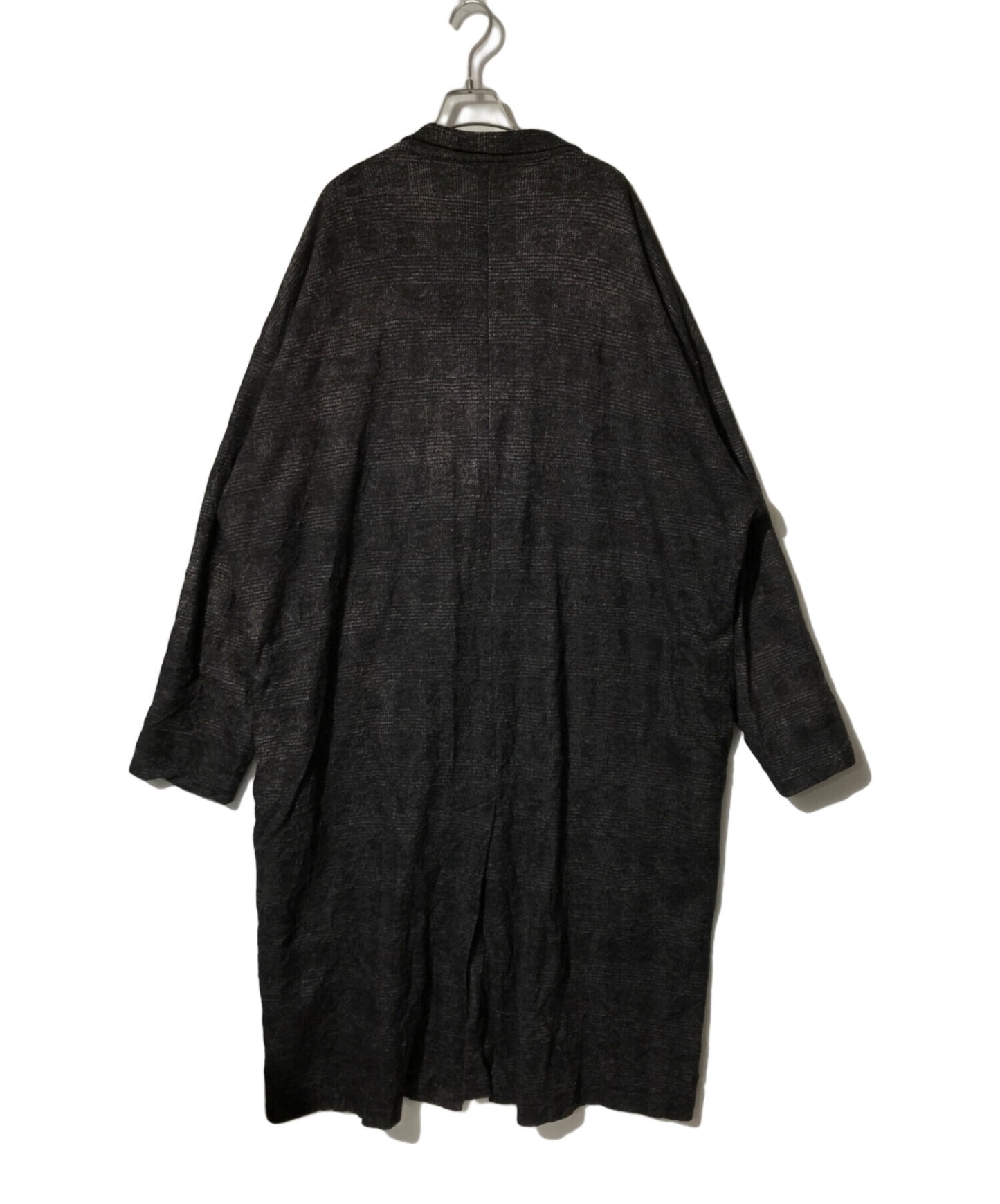 [Pre-owned] Yohji Yamamoto pour homme MELANGE GLEN CHECK 3 BUTTON COAT HE-T71-080