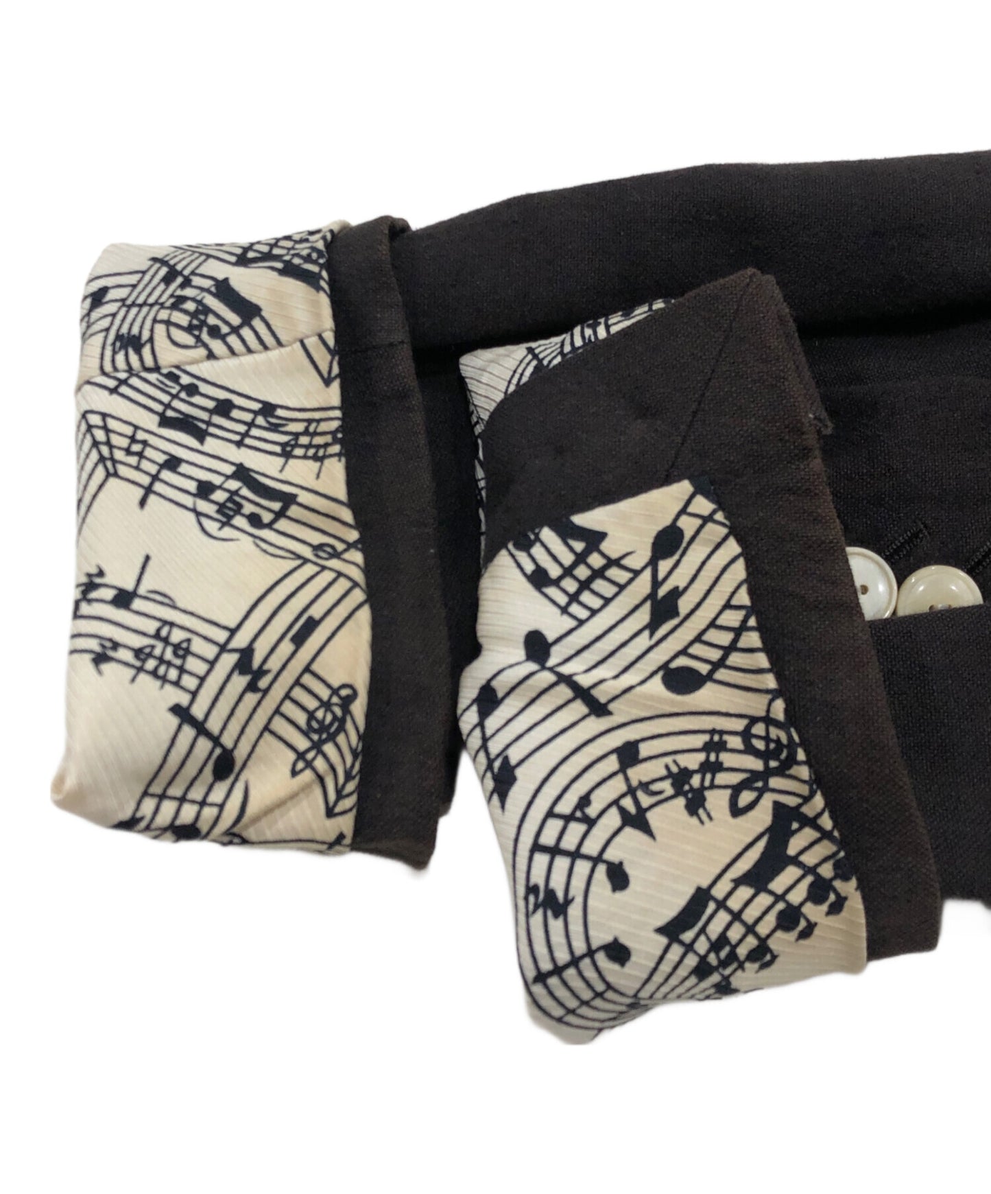 [Pre-owned] NUMBER (N)INE 07SS Lined musical note tailored jacket S07-NJ014