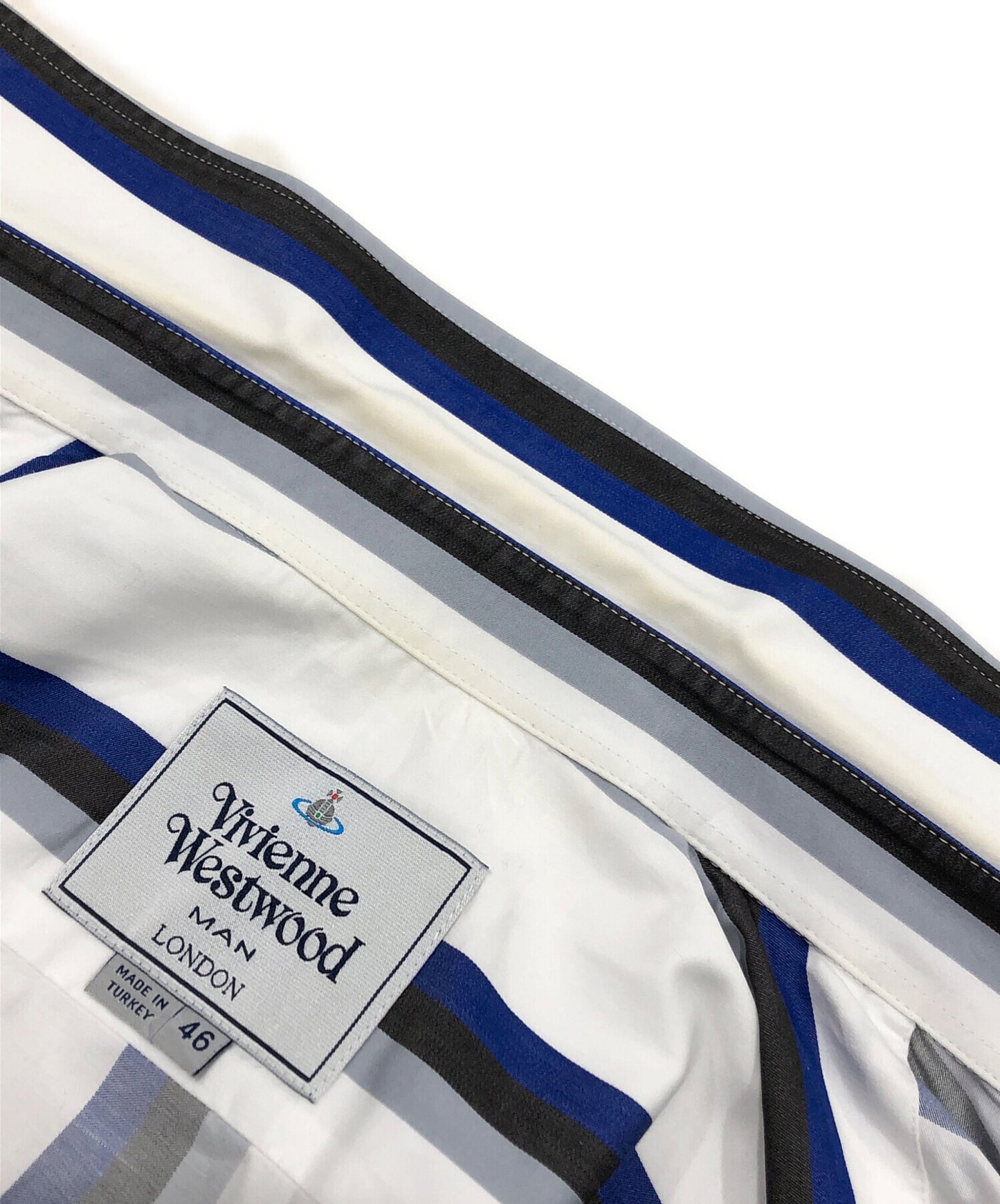 [Pre-owned] Vivienne Westwood man striped shirt S25DL0367