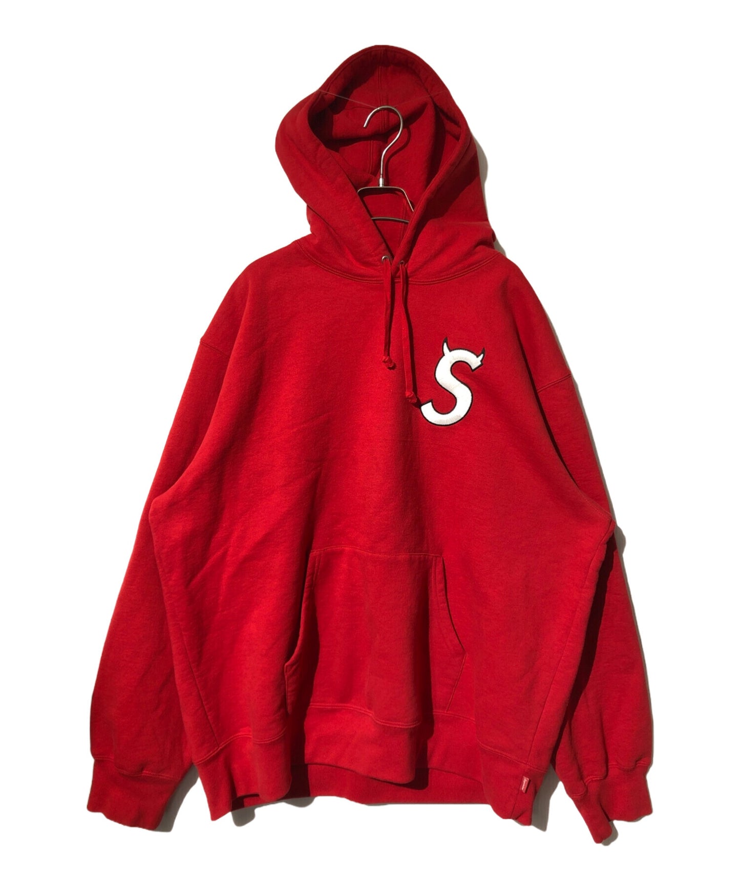 [Pre-owned] SUPREME S Logo Hooded Sweatshirt