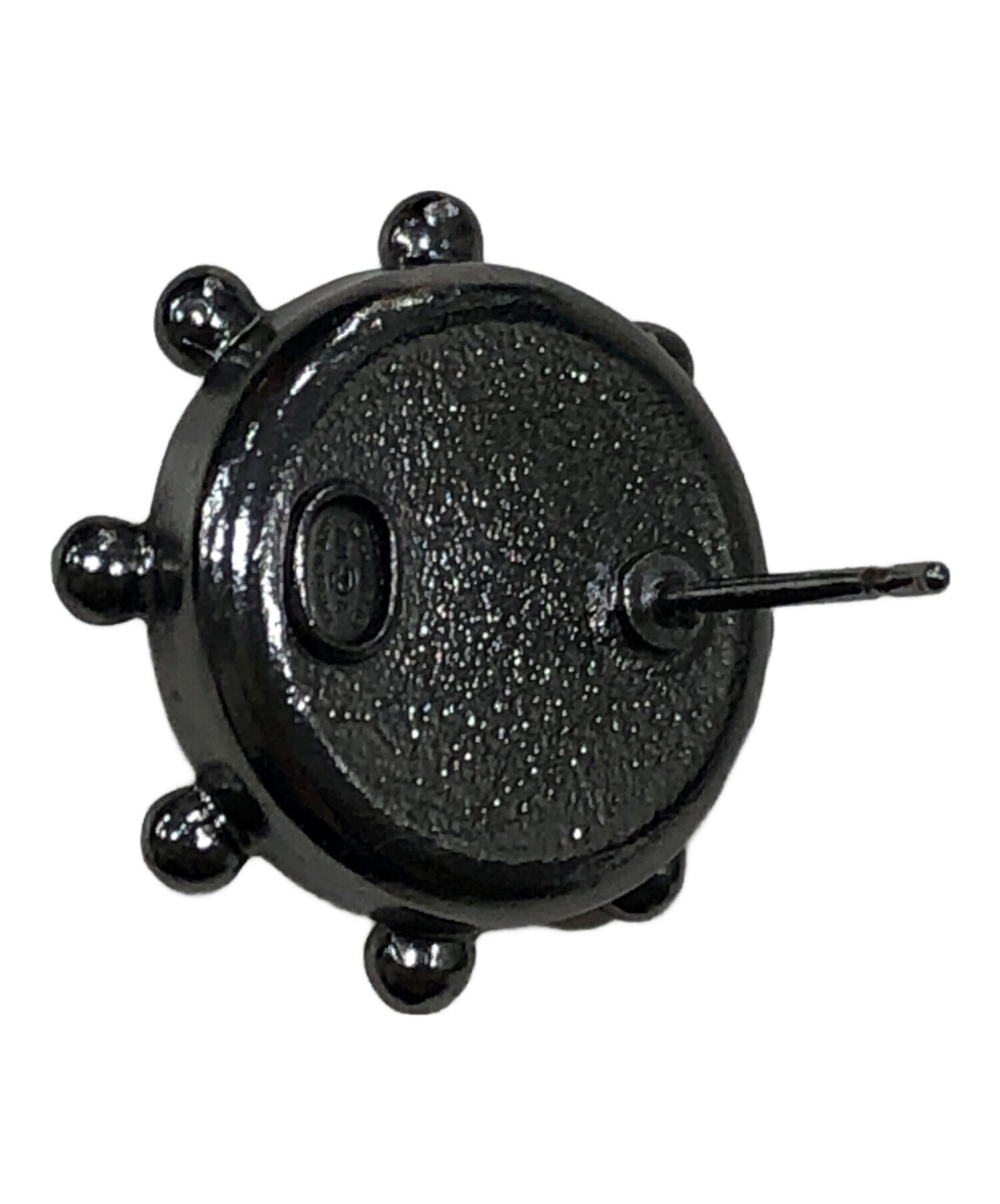 [Pre-owned] CHANEL Coco Mark and Rhinestone Earrings A21A