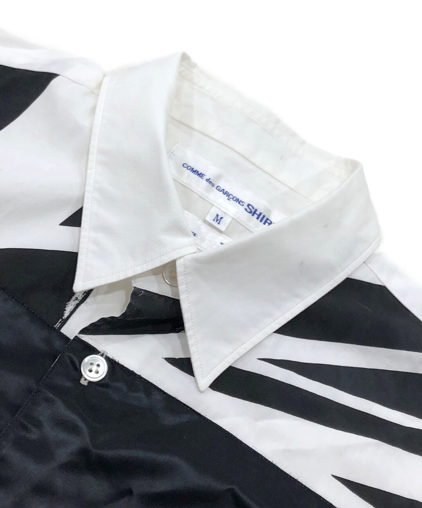 [Pre-owned] COMME des GARCONS SHIRT printed shirt with a cut-out design S11051