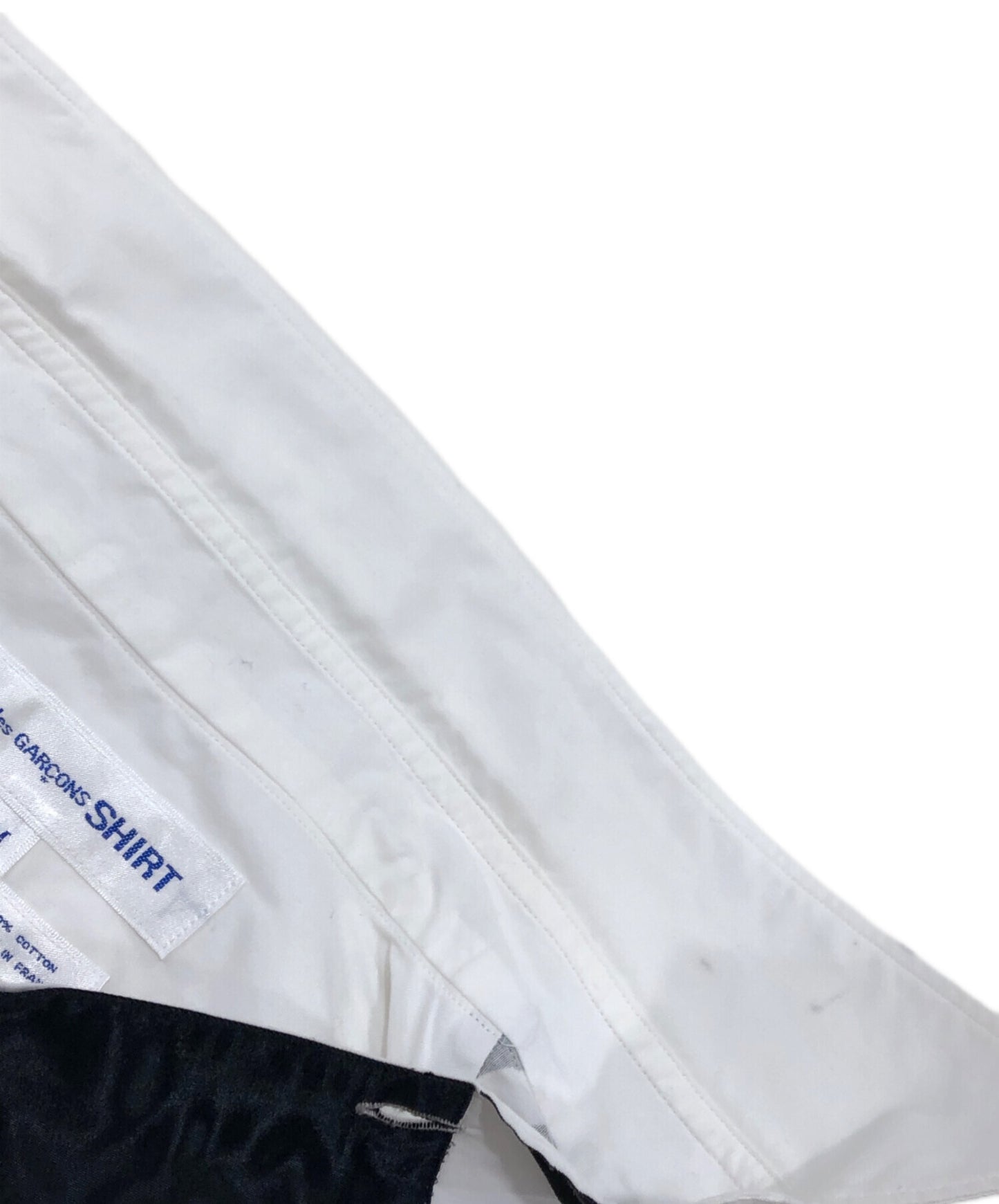 [Pre-owned] COMME des GARCONS SHIRT printed shirt with a cut-out design S11051