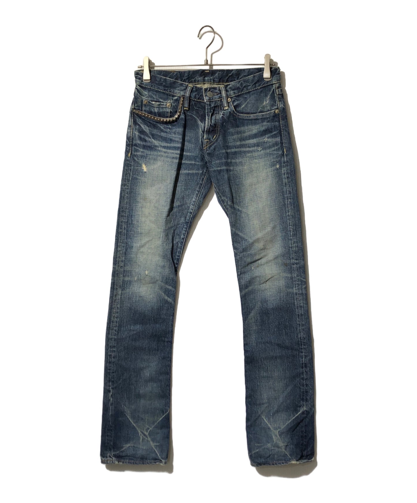 [Pre-owned] Hysteric Glamour Studded denim pants 0203AP12