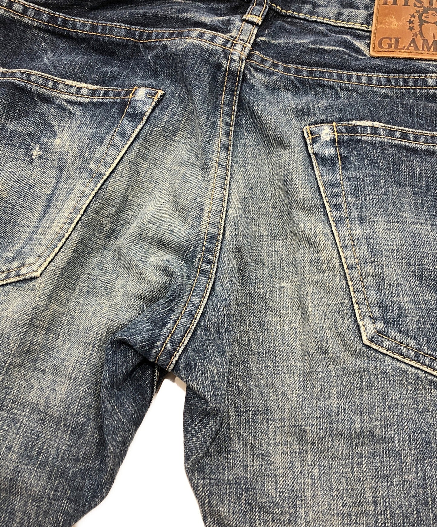 [Pre-owned] Hysteric Glamour Studded denim pants 0203AP12