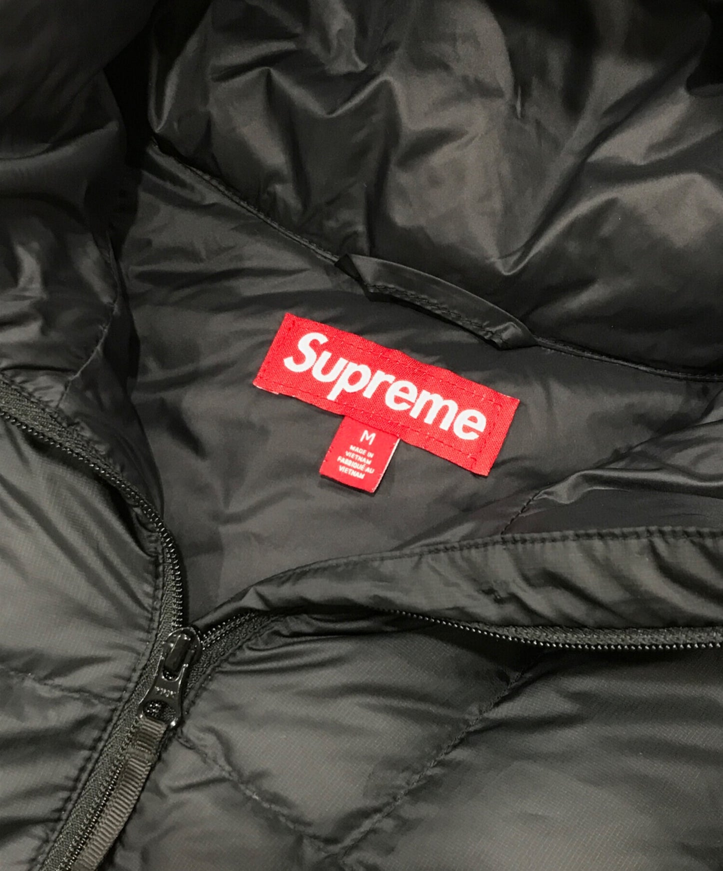 [Pre-owned] SUPREME MICRO DOWN HALF ZIP HOODED