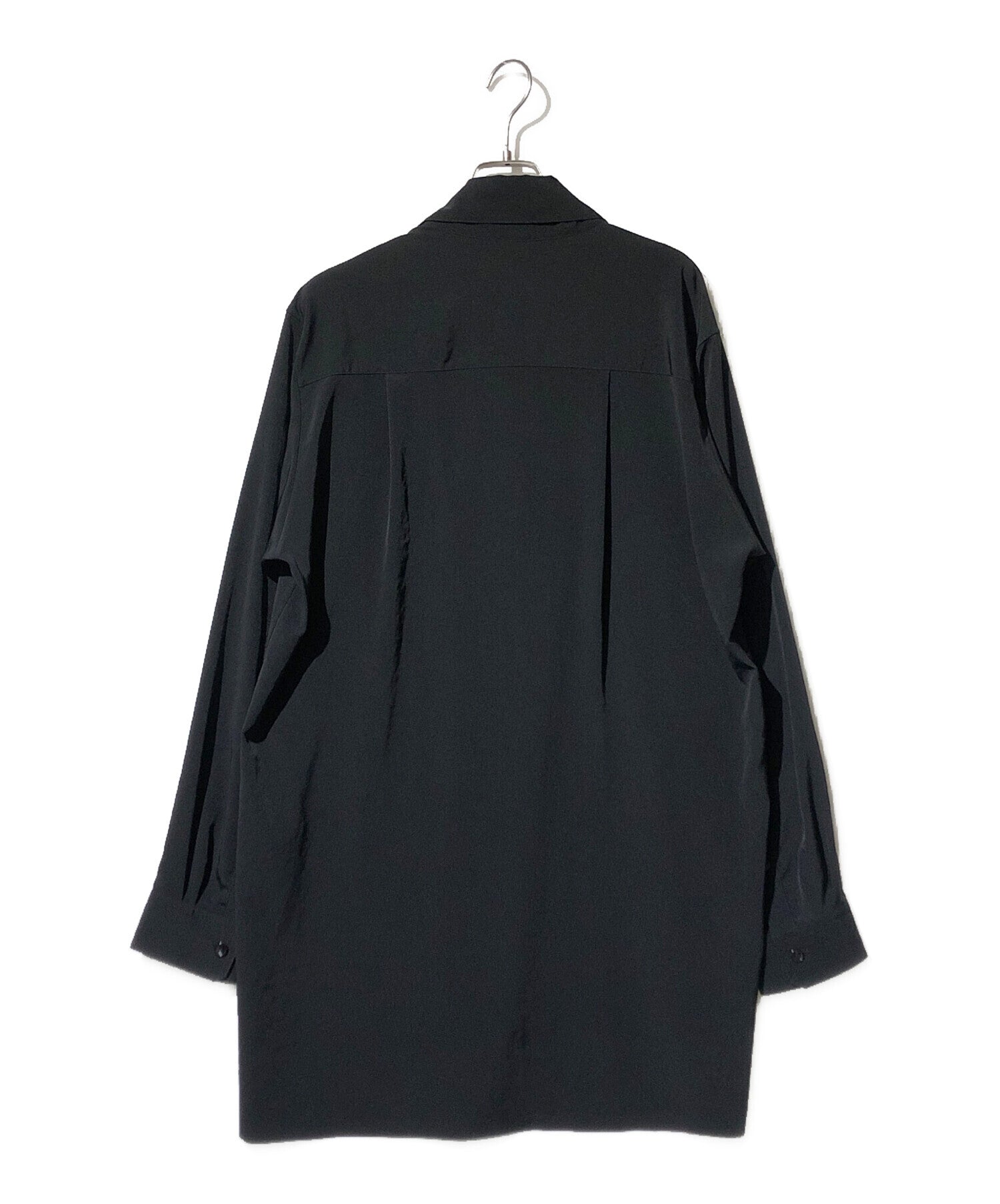 Y's Yohji Yamamoto ブラックマフラー　ARCHIVE オールド Yohji Yamamoto ヨウジヤマモト Y's for men ワイズフォーメン