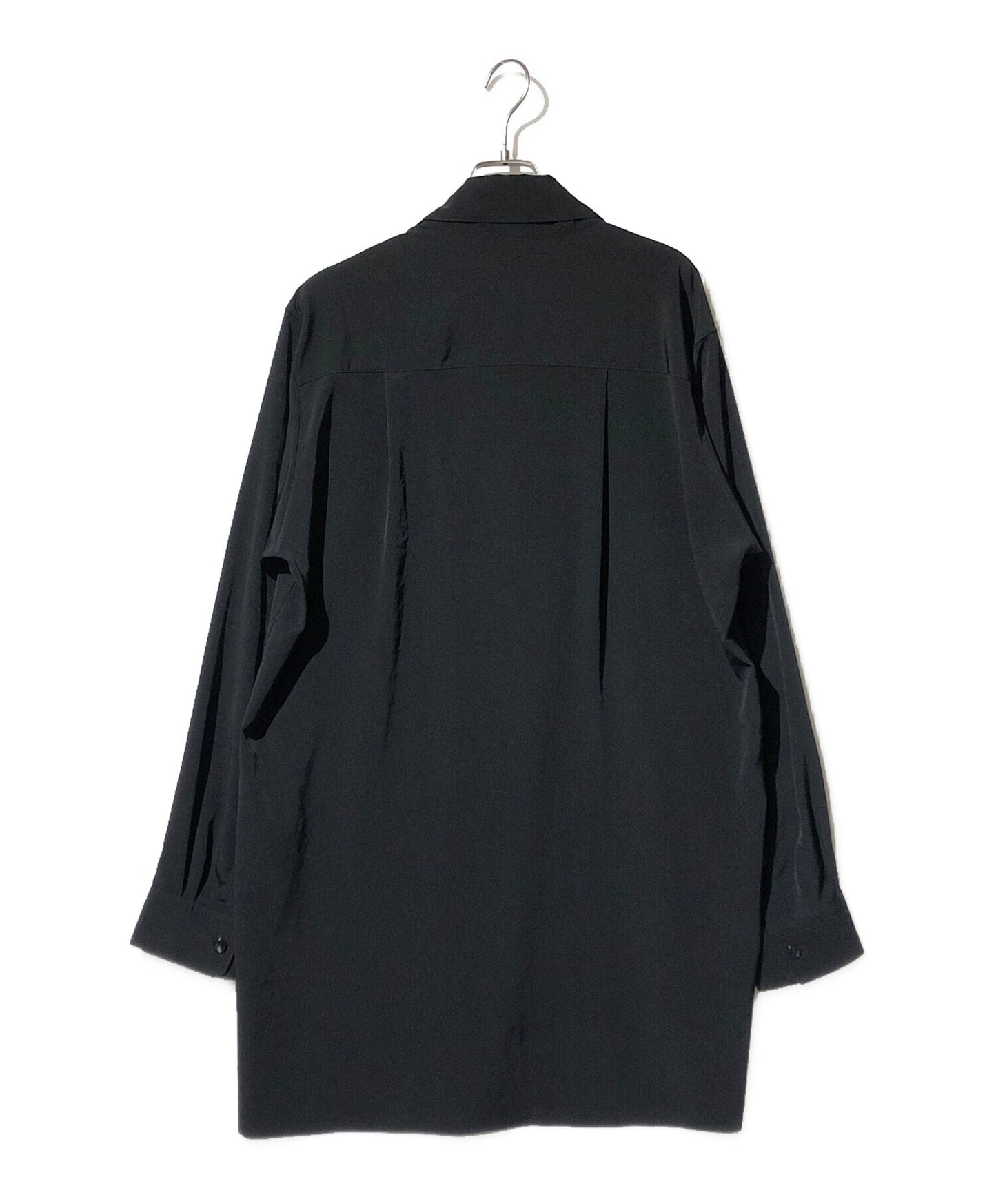 [Pre-owned] GROUND Y Eyelet bow collar shirt GE-B02-500