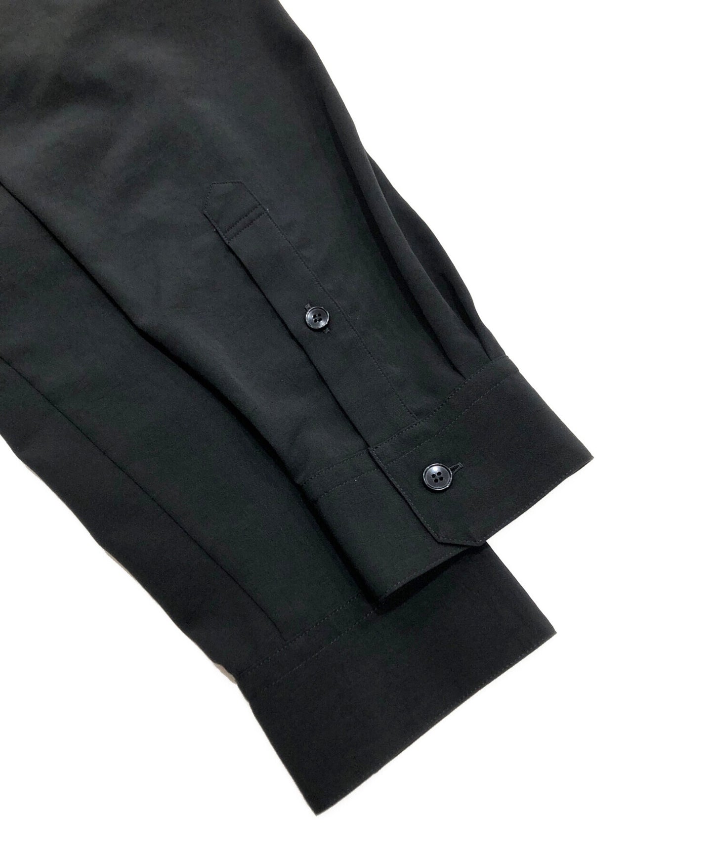 [Pre-owned] GROUND Y Eyelet bow collar shirt GE-B02-500